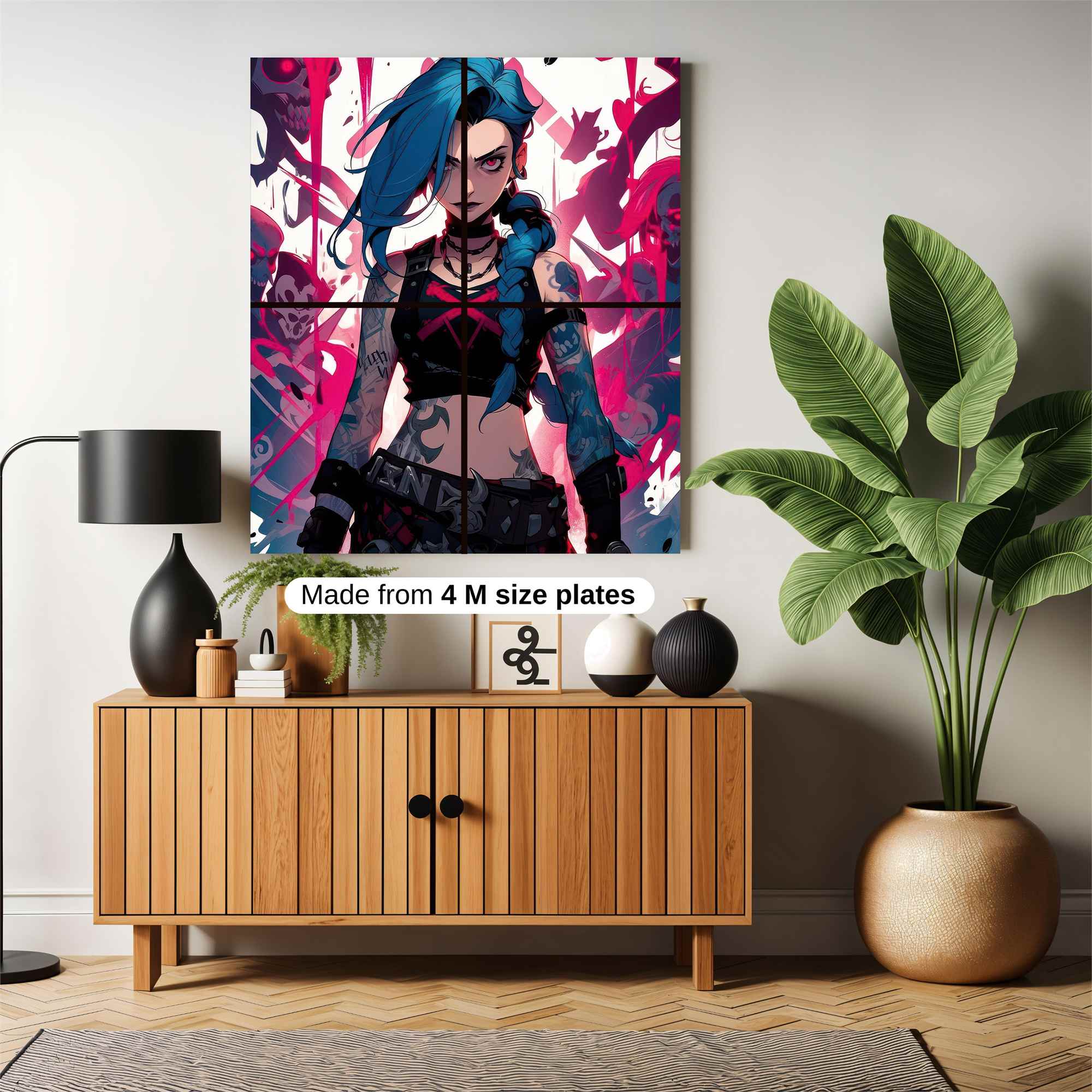 Jinx Rebellion Safe Wall Magnetic / M