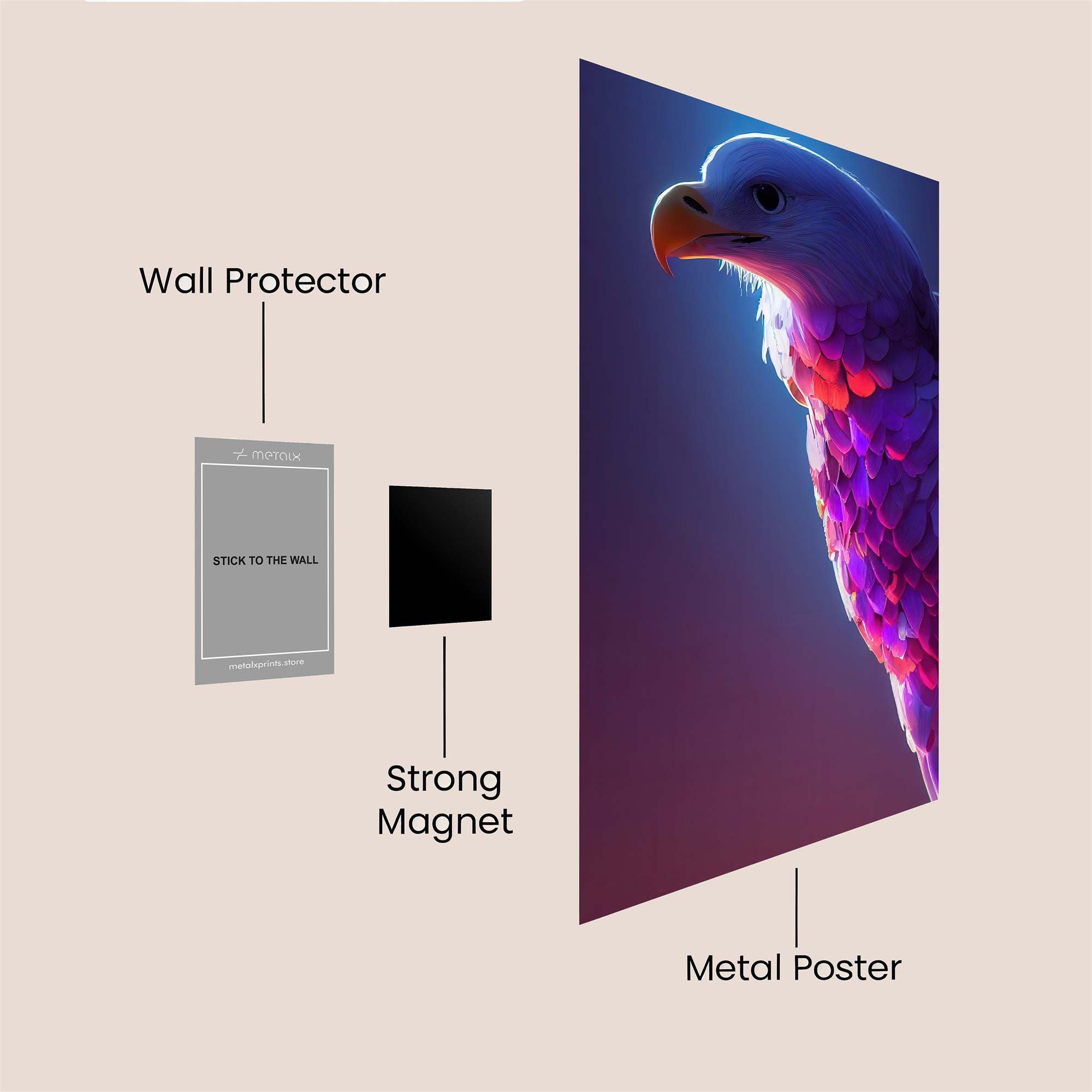 Eagle Radiance Safe Wall Magnetic / M