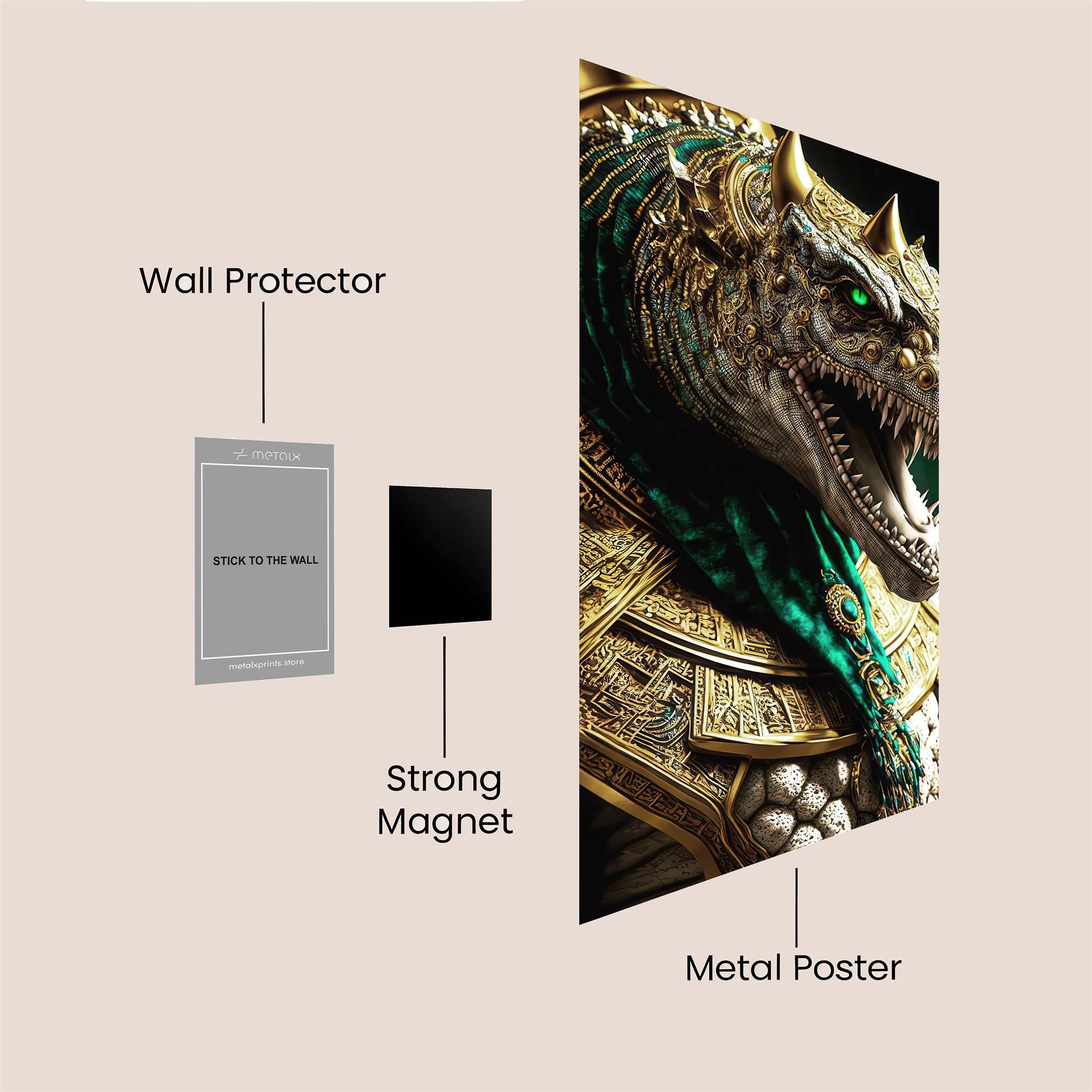 Sobek Majestic Safe Wall Magnetic / M