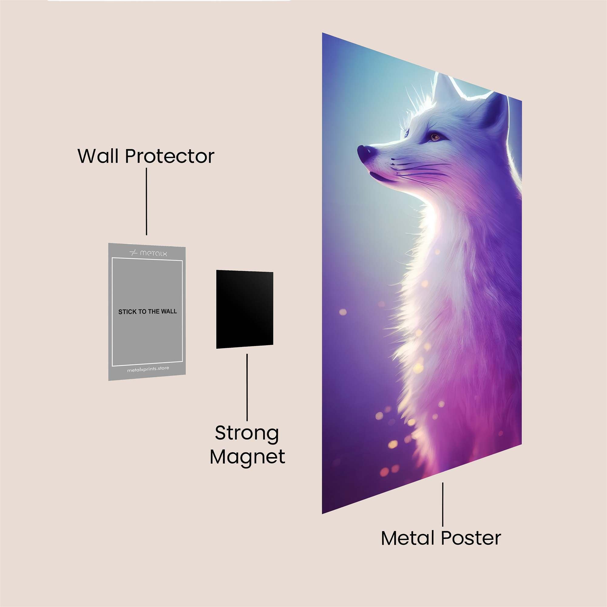 Arctic Radiance Safe Wall Magnetic / M