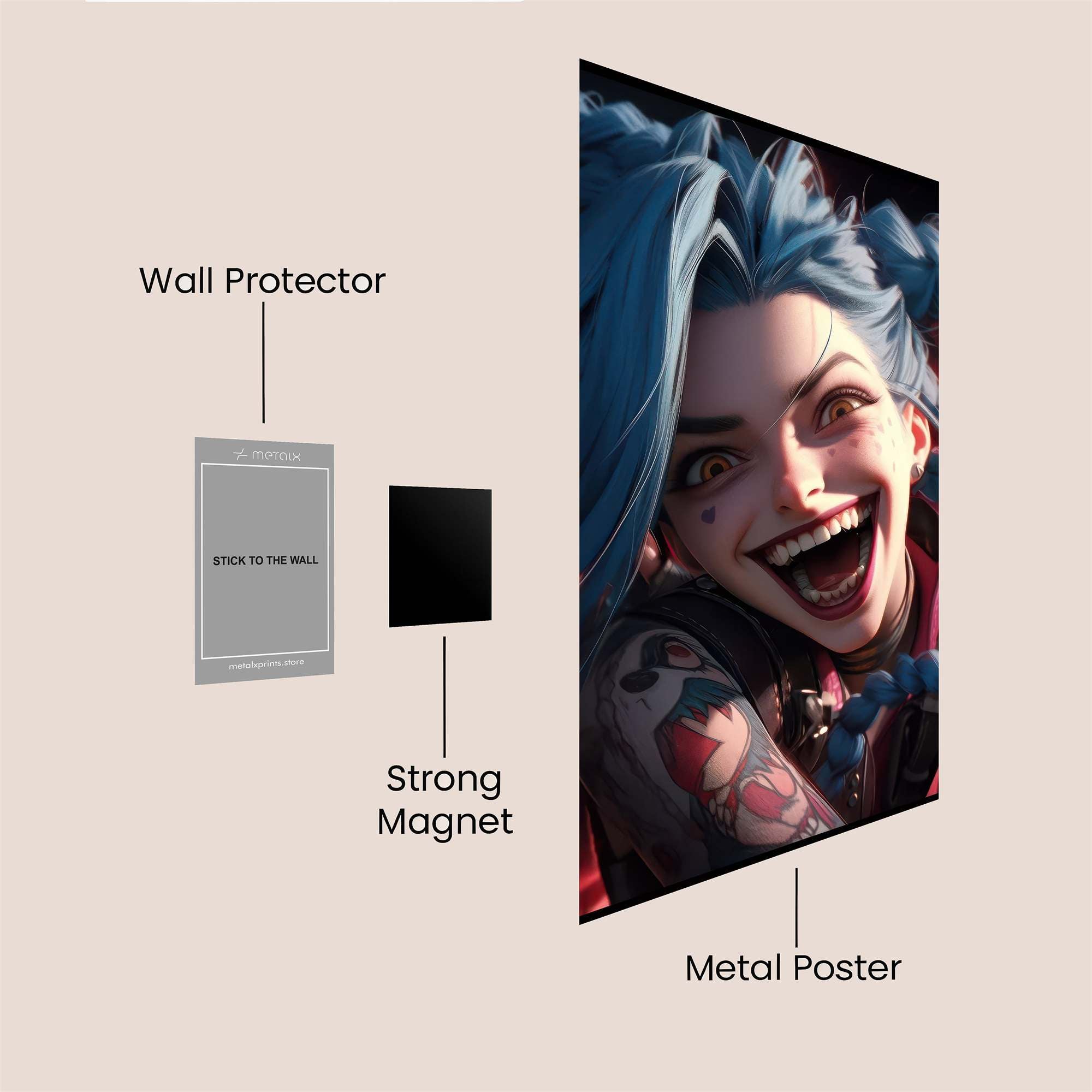 Jinx Manic Safe Wall Magnetic / M