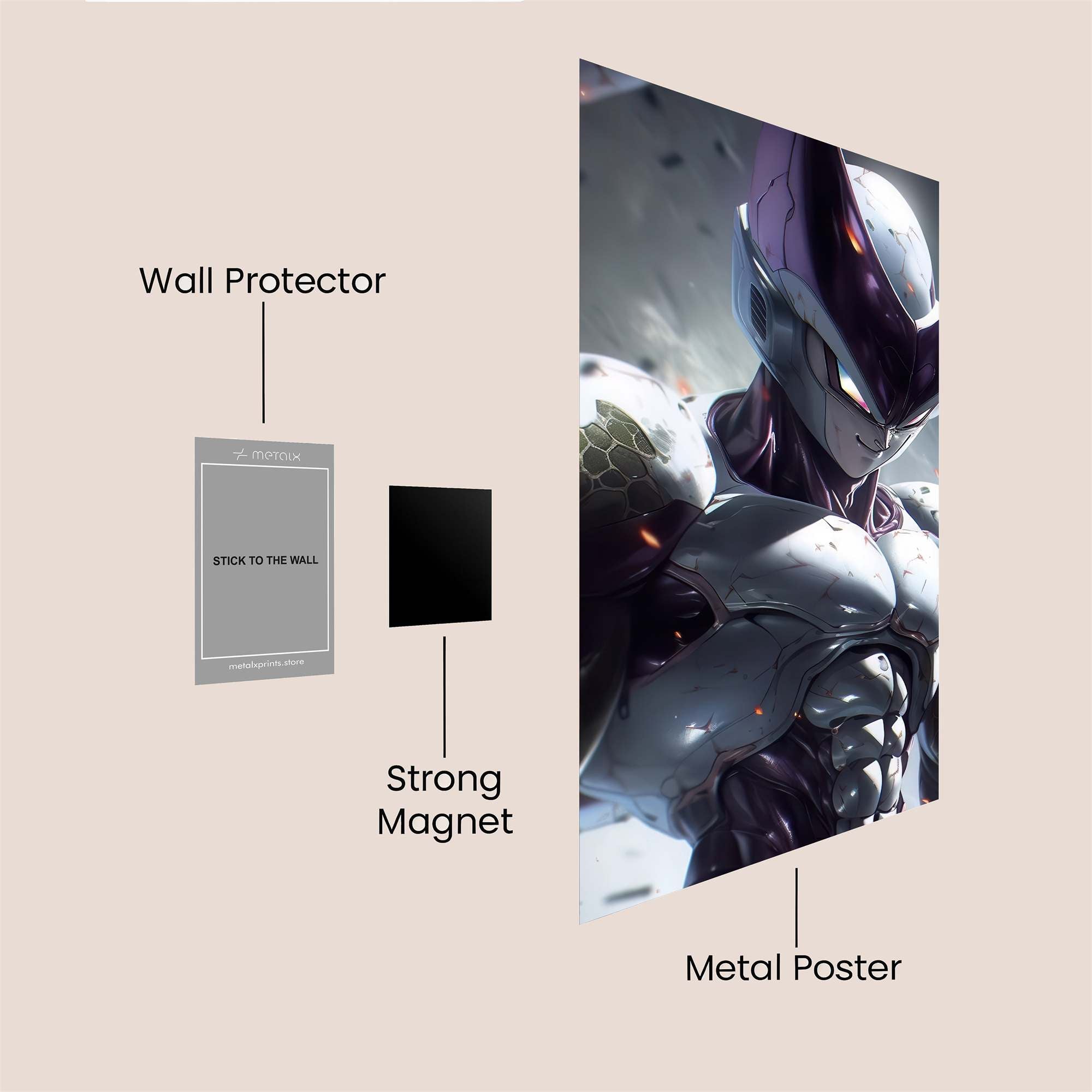 Frieza Fierce Safe Wall Magnetic / M