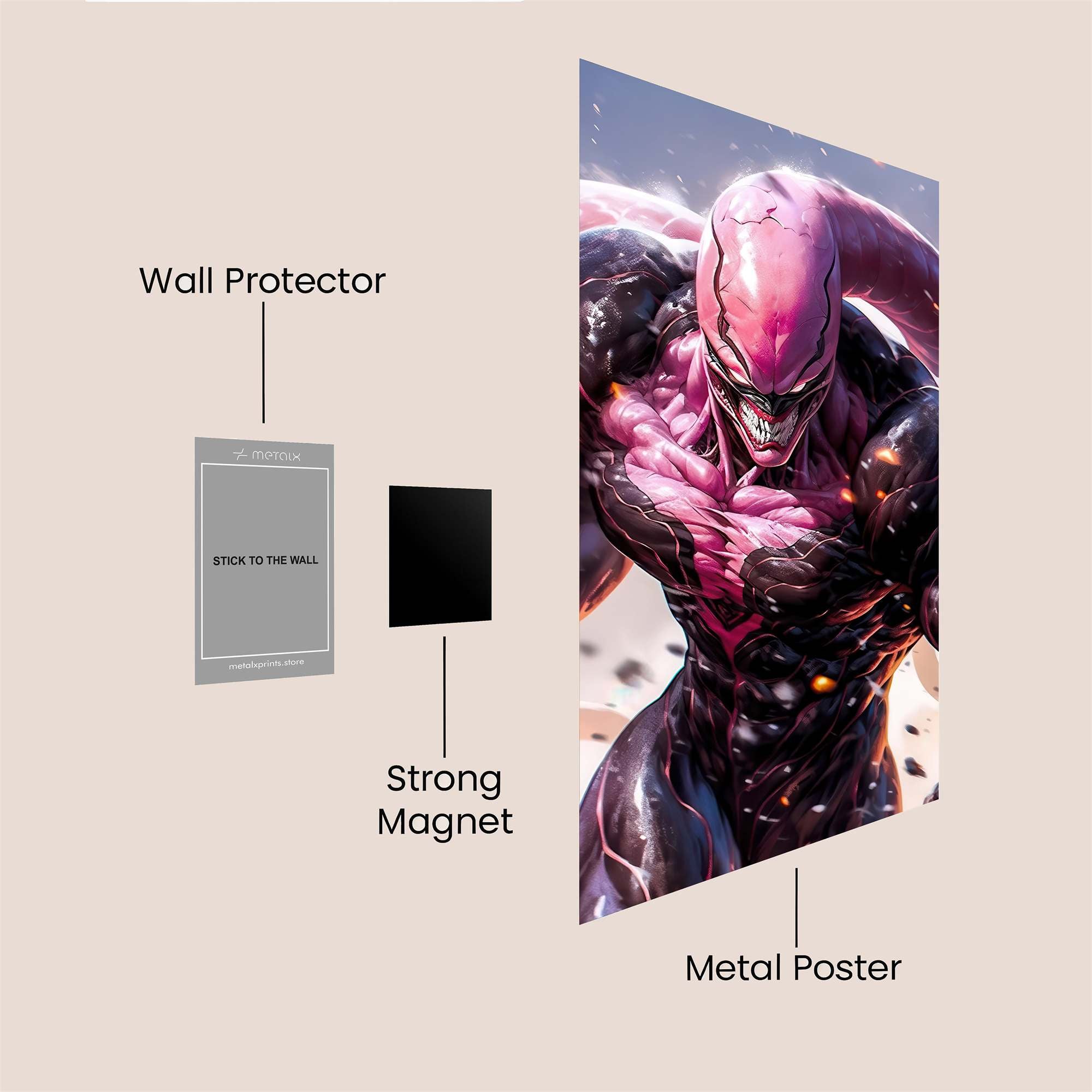 Venom Unleashed Safe Wall Magnetic / M