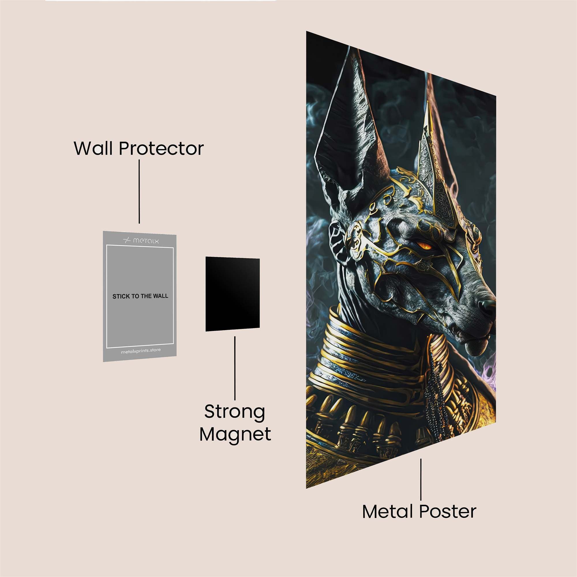 Anubis Enigma Safe Wall Magnetic / M