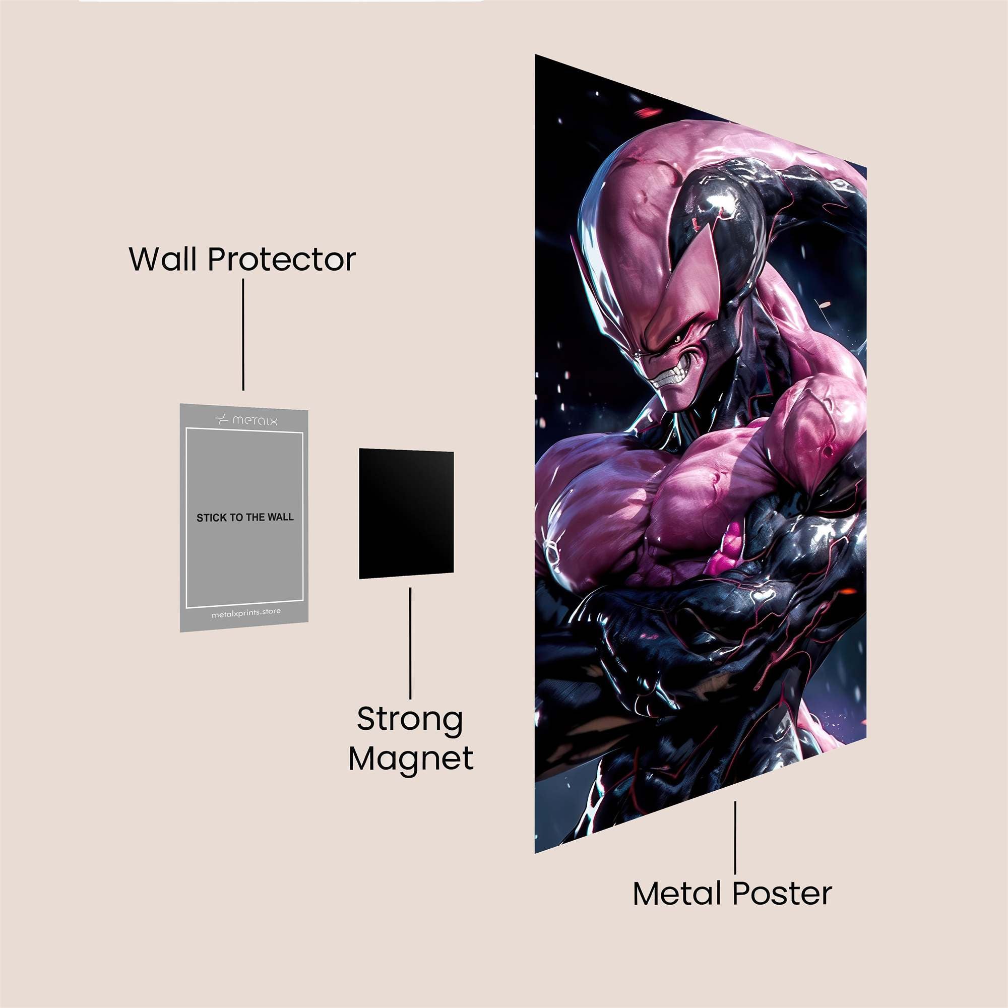 Frieza Ferocious Safe Wall Magnetic / M