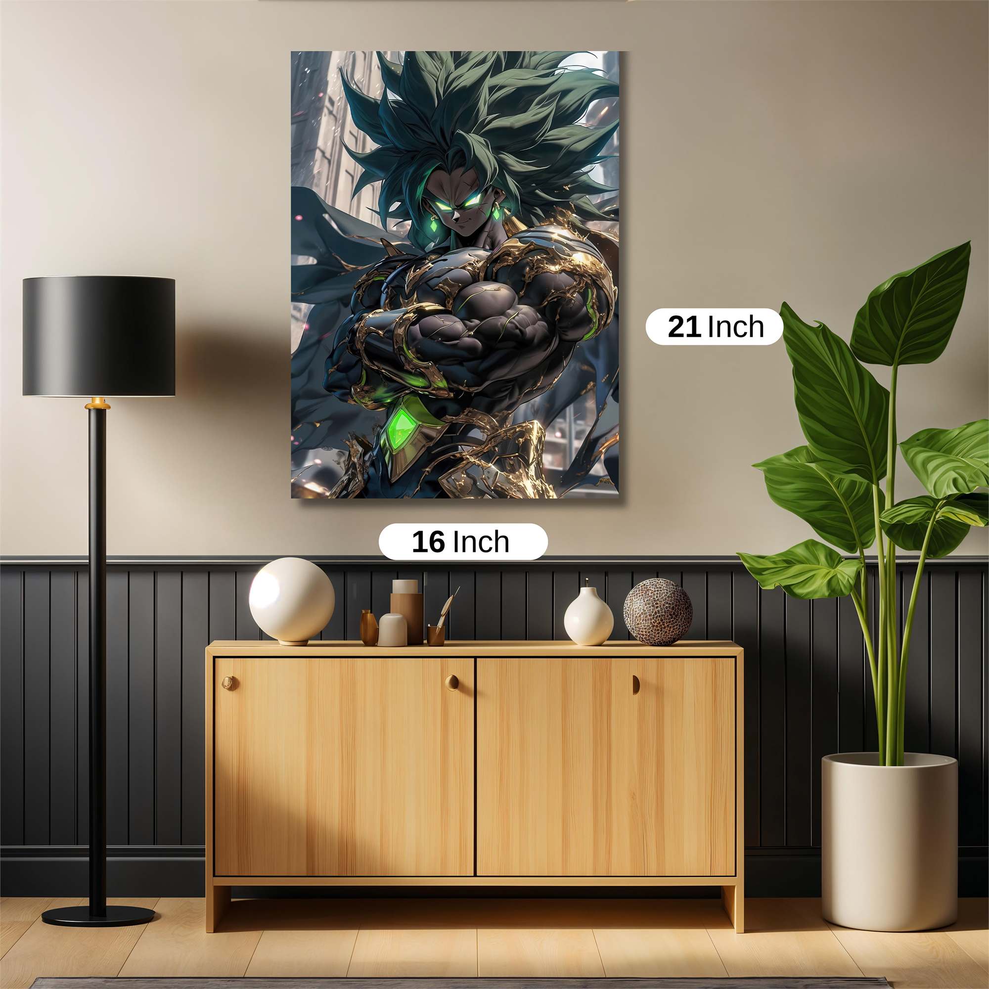 Broly Brooding Safe Wall Magnetic / M