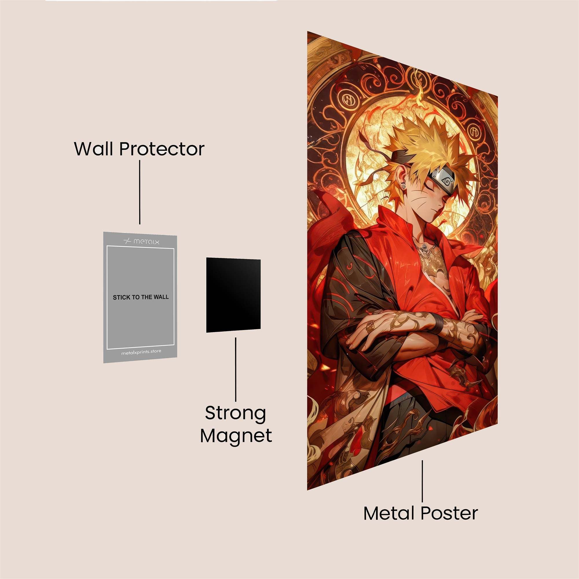 Naruto Radiant Safe Wall Magnetic / M