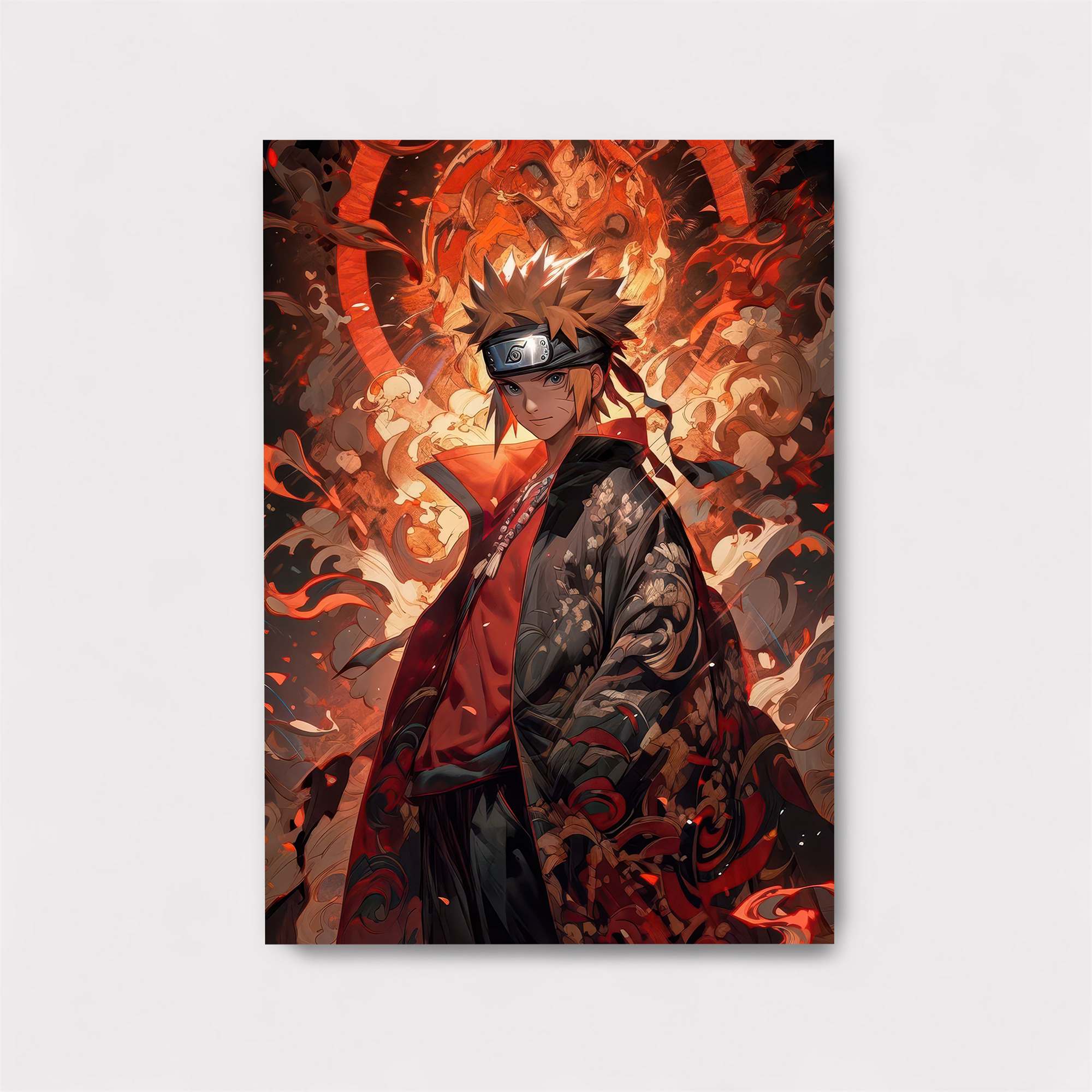 Naruto Fiery Safe Wall Magnetic / M