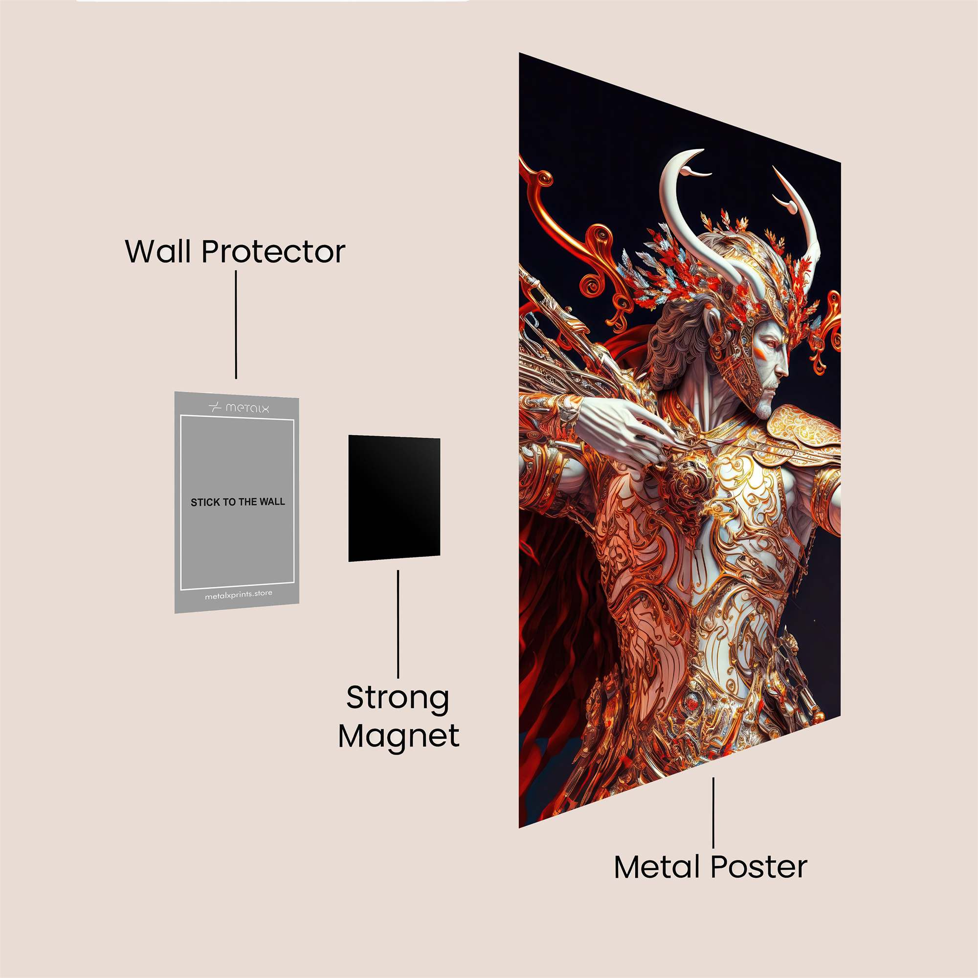 Cernunnos Enigmatic Safe Wall Magnetic / M