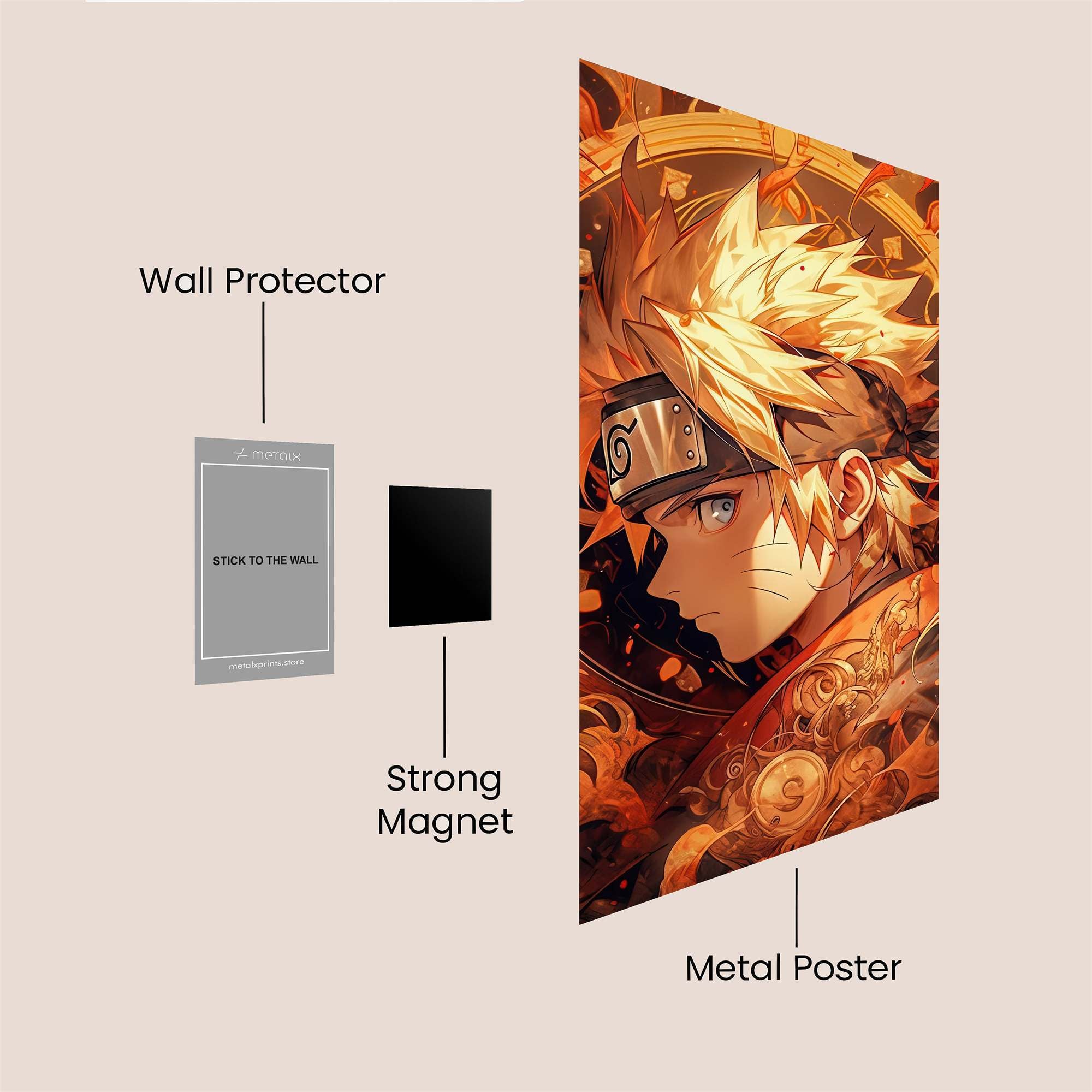Naruto Blaze Safe Wall Magnetic / M