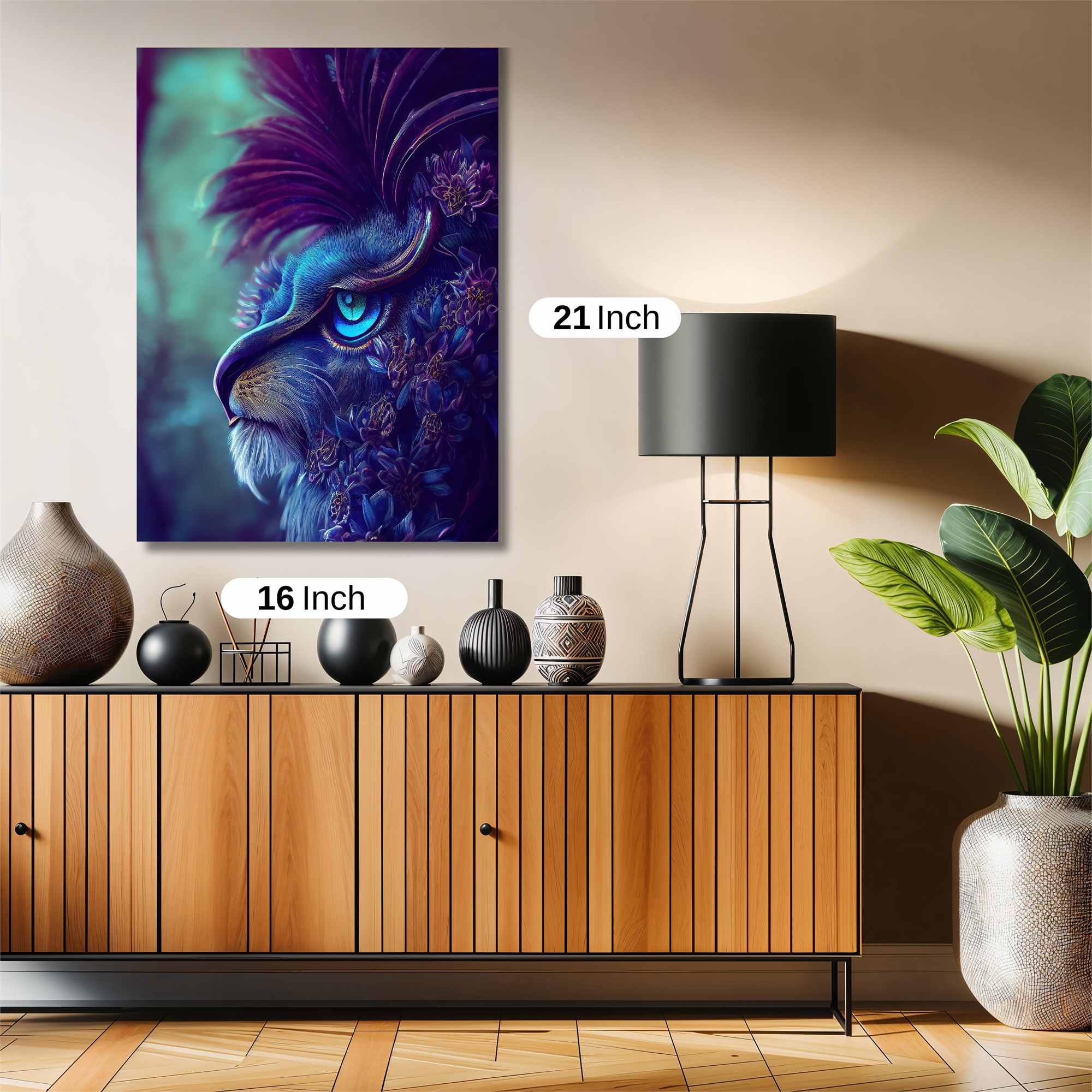 Lion Serenity Safe Wall Magnetic / M