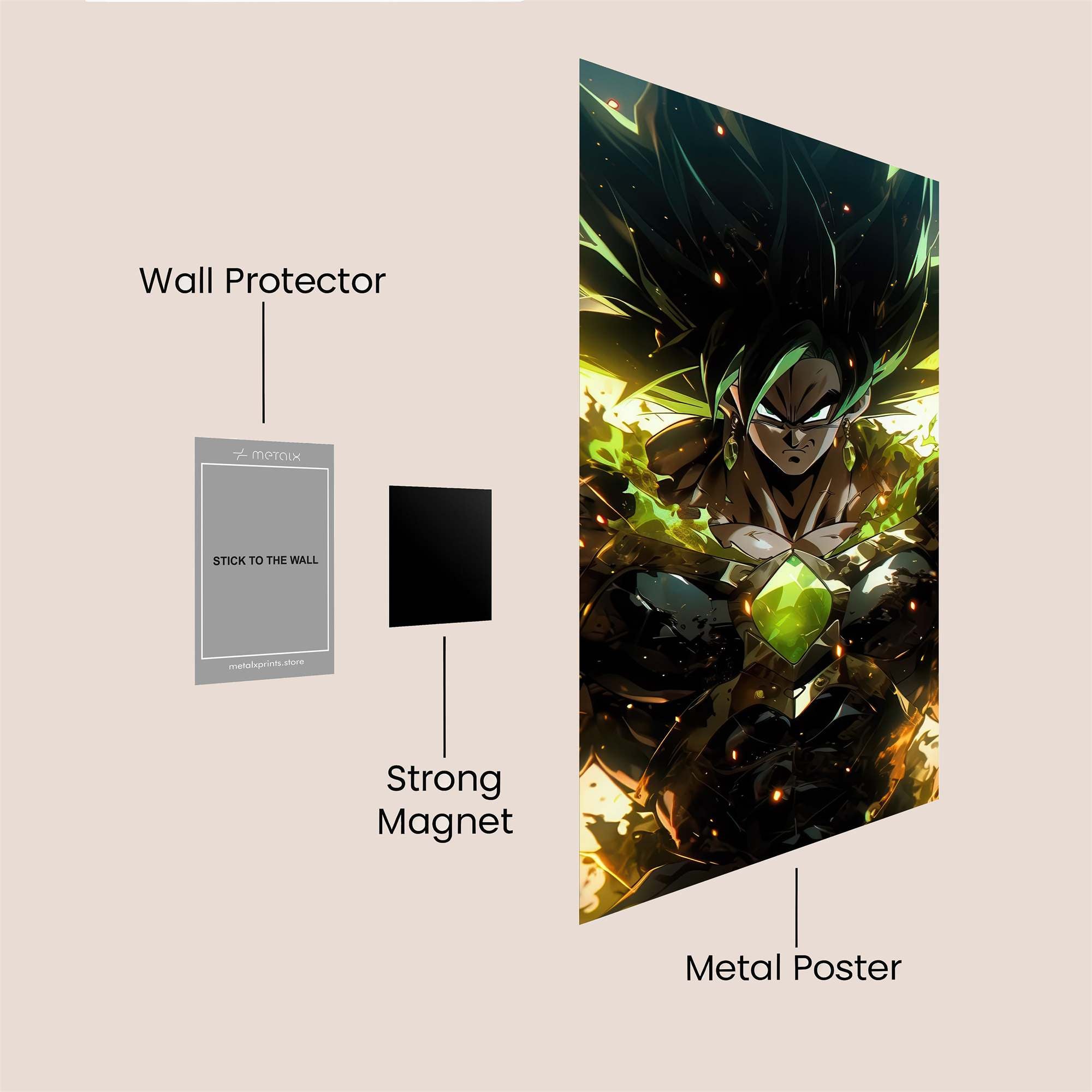 Goku Radiant Safe Wall Magnetic / M
