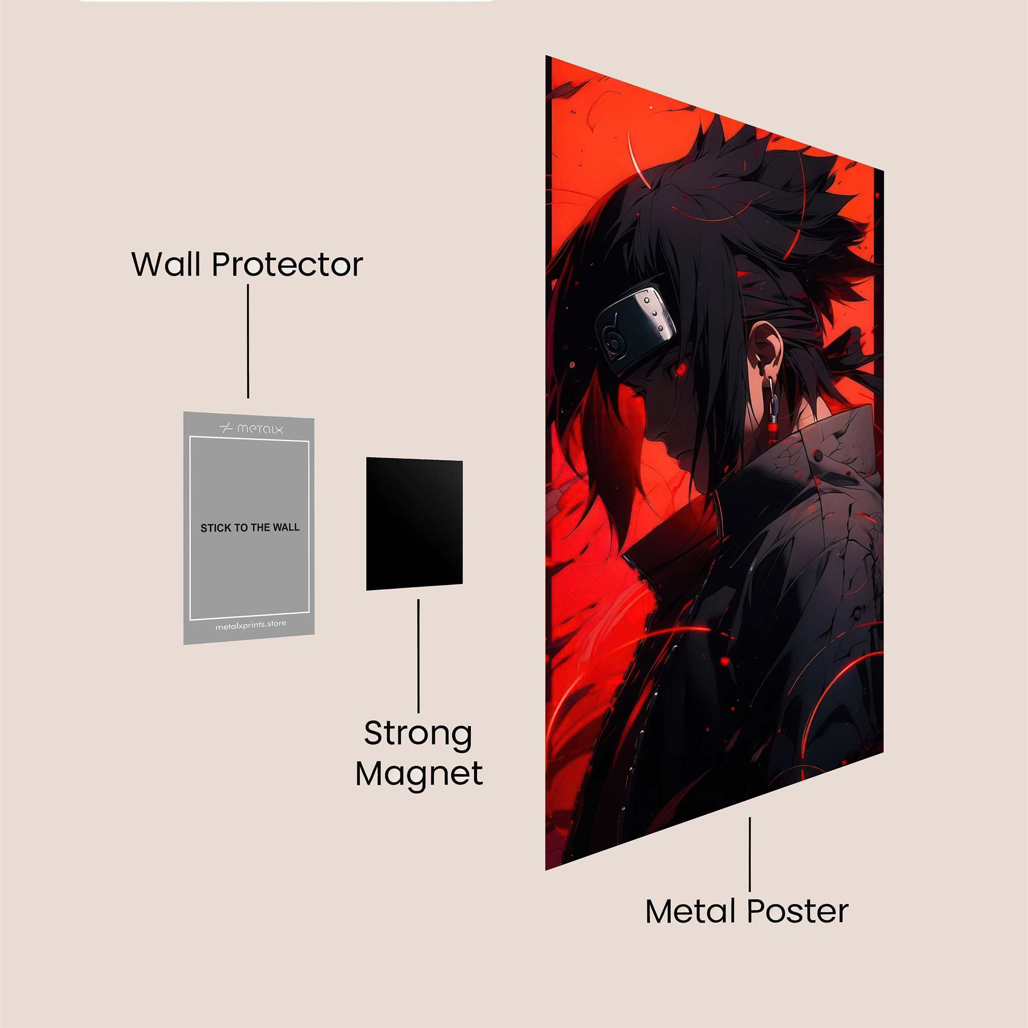 Sasuke Intense Safe Wall Magnetic / M