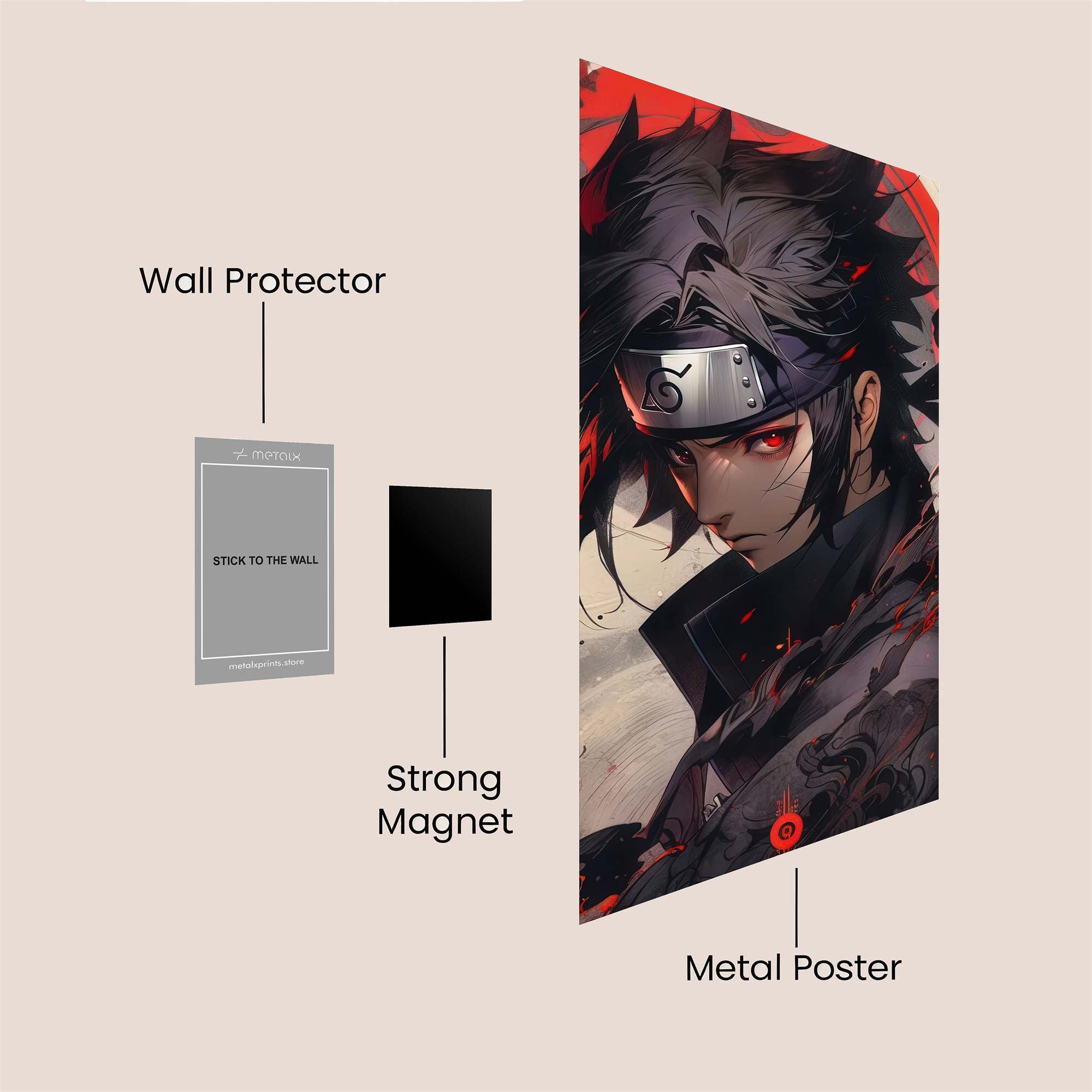 Sasuke Sinister Safe Wall Magnetic / M