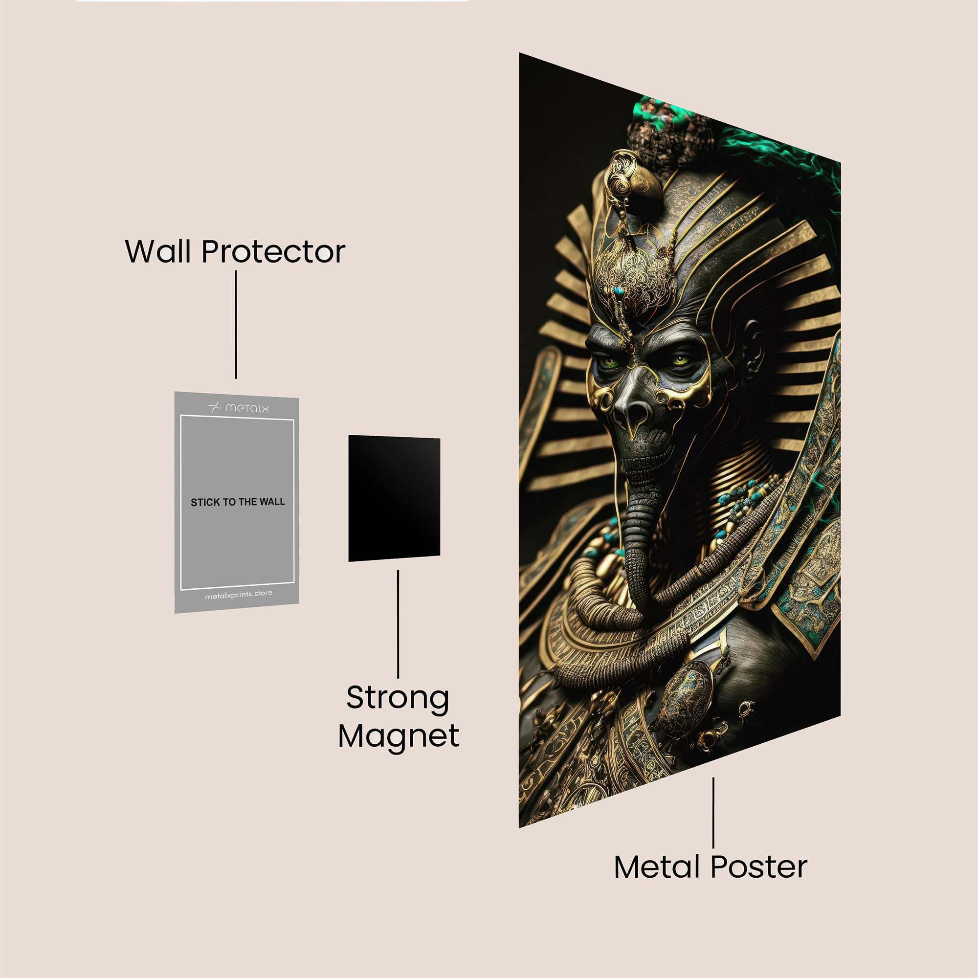 Anubis Enigmatic Safe Wall Magnetic / M
