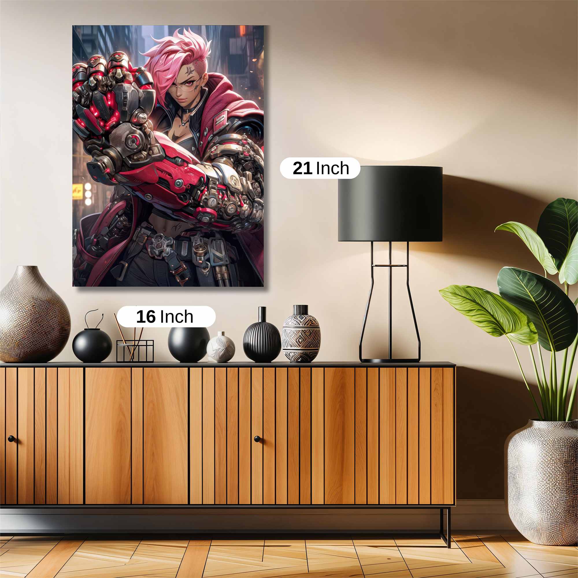 Cyber Rebel Safe Wall Magnetic / M