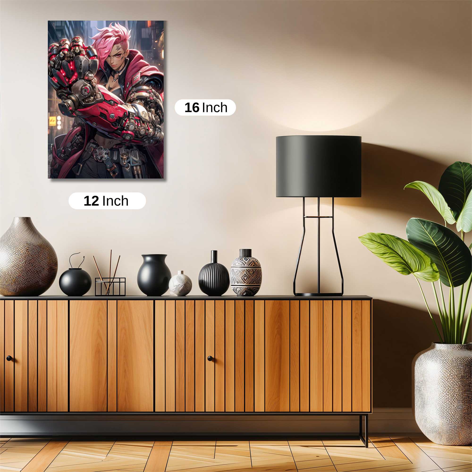 Cyber Rebel Safe Wall Magnetic / M