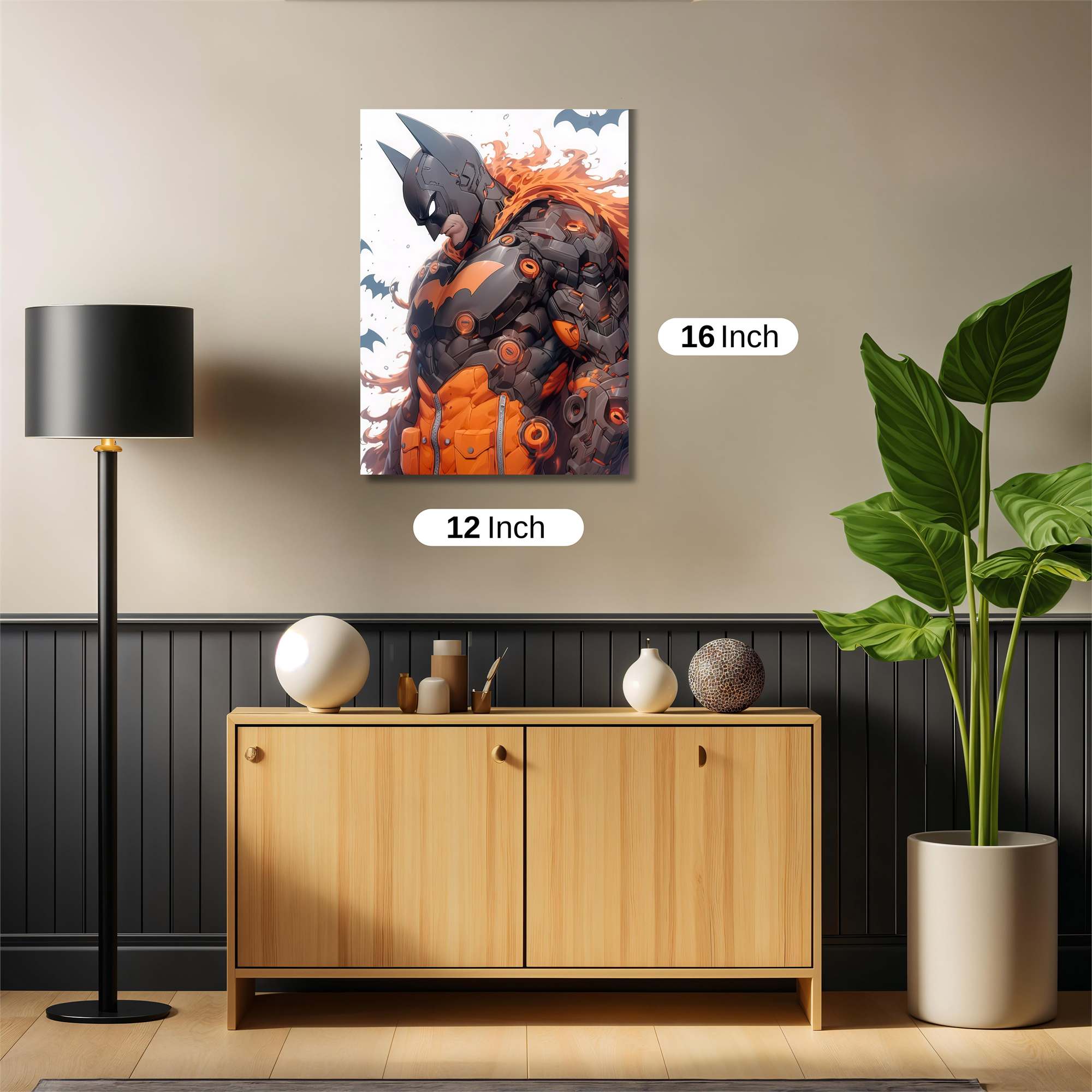 Batman Inferno Safe Wall Magnetic / M