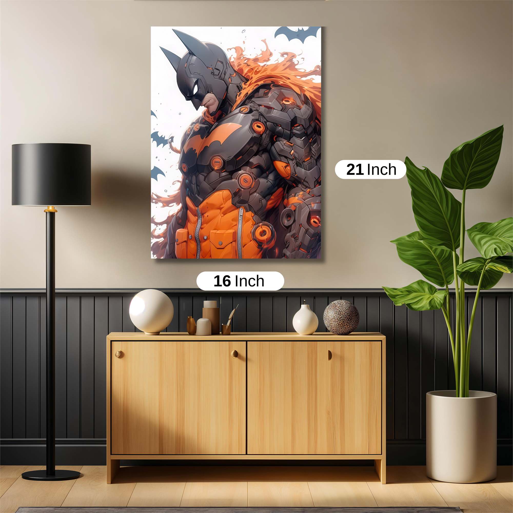Batman Inferno Safe Wall Magnetic / M