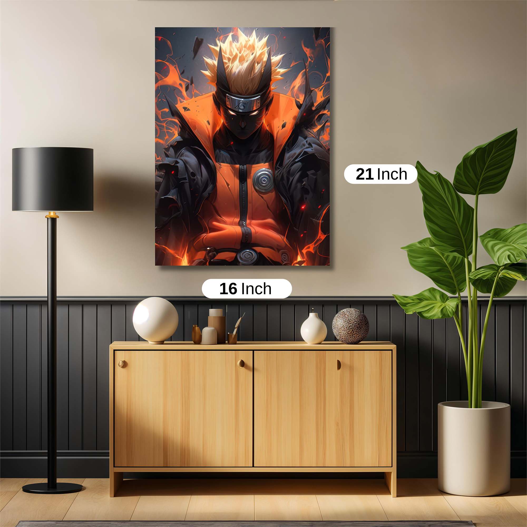 Naruto Inferno Safe Wall Magnetic / M