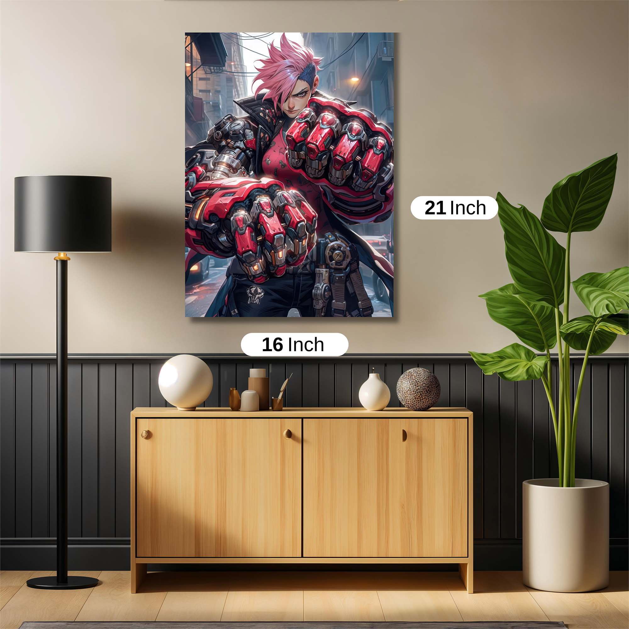 Cyberpunk Fury Safe Wall Magnetic / M