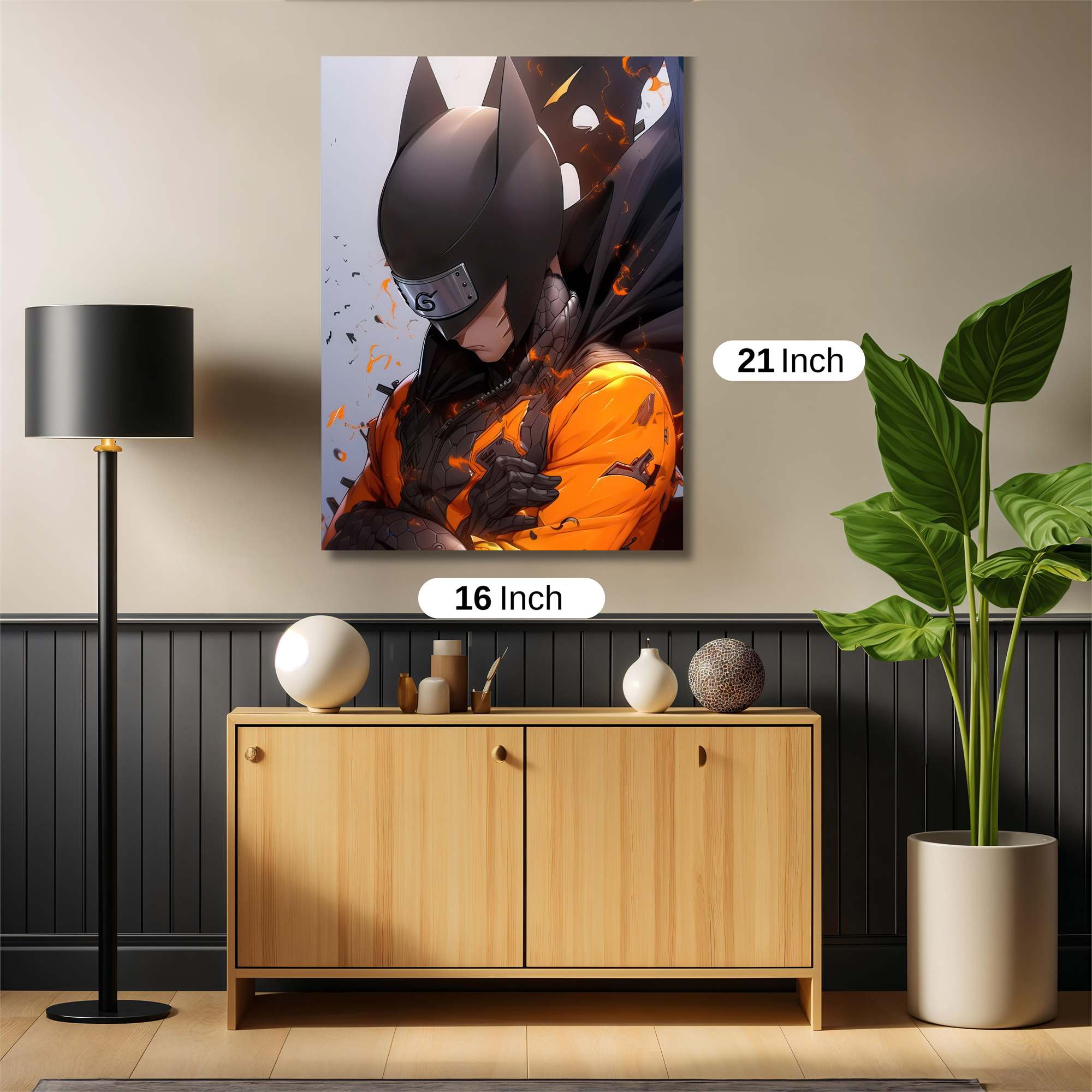 Naruto Dark Safe Wall Magnetic / M