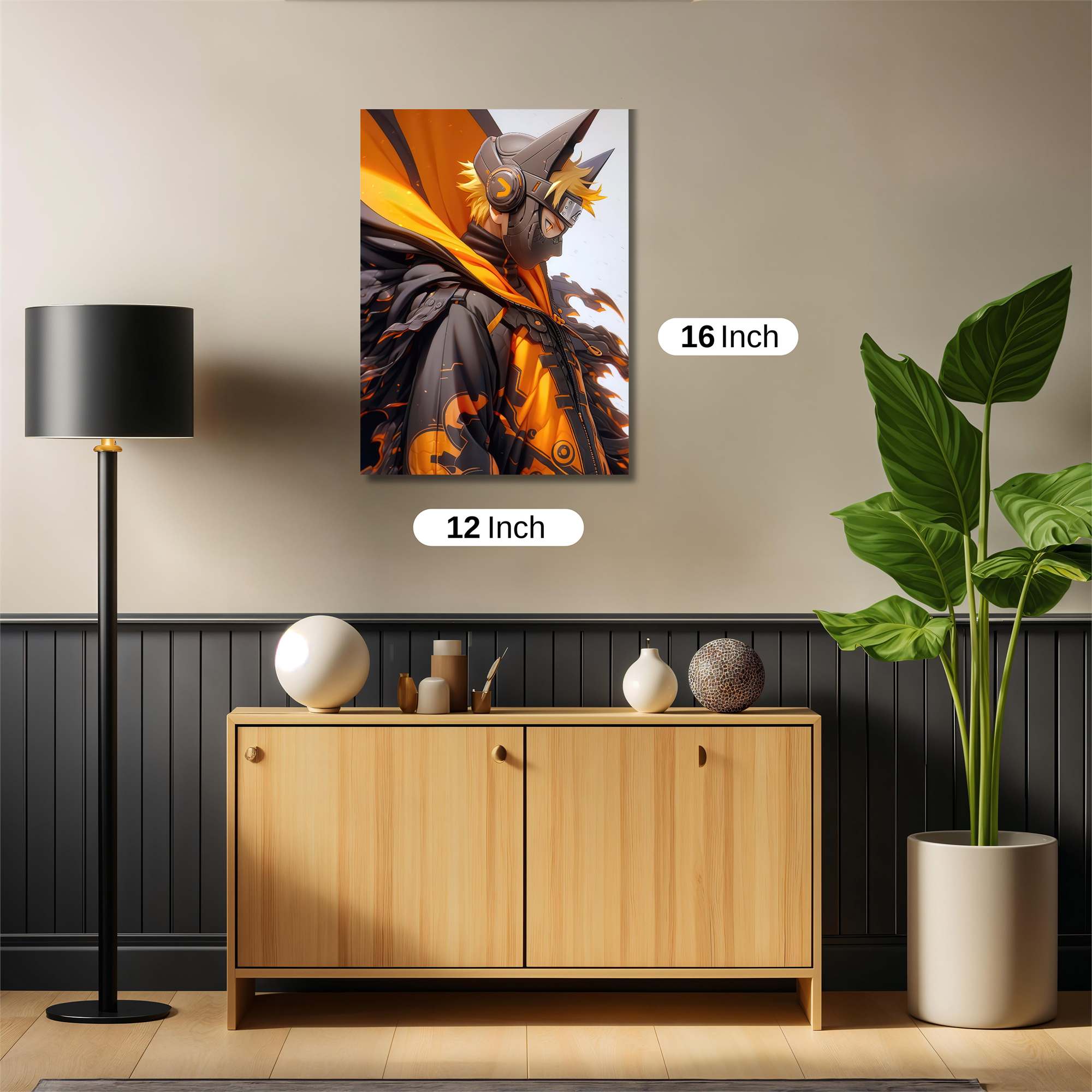 Naruto Enigmatic Safe Wall Magnetic / M