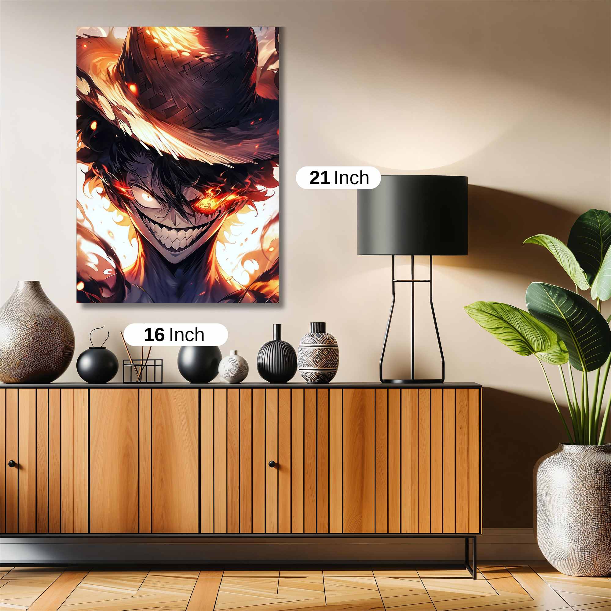 Luffy Inferno Safe Wall Magnetic / M