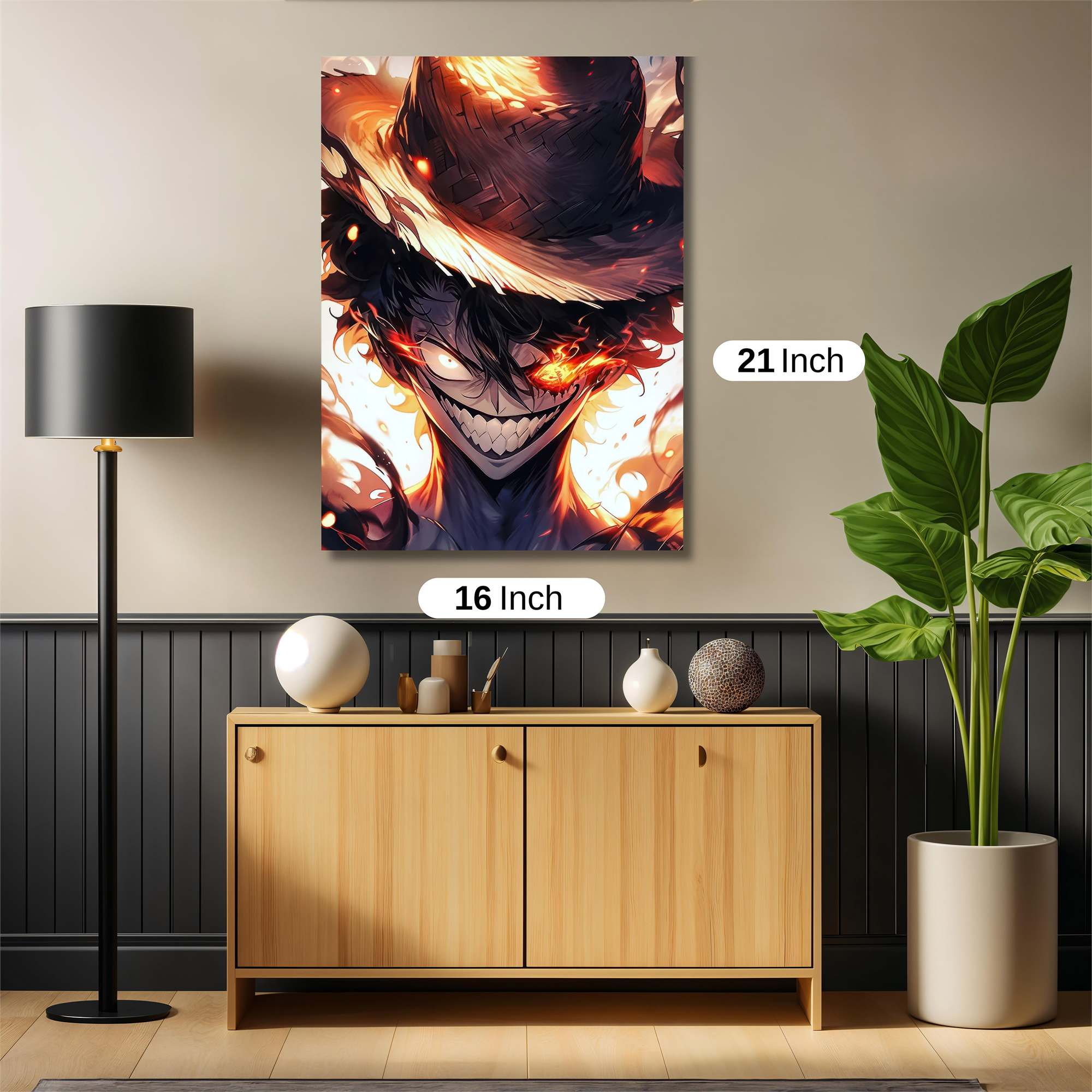 Luffy Inferno Safe Wall Magnetic / M