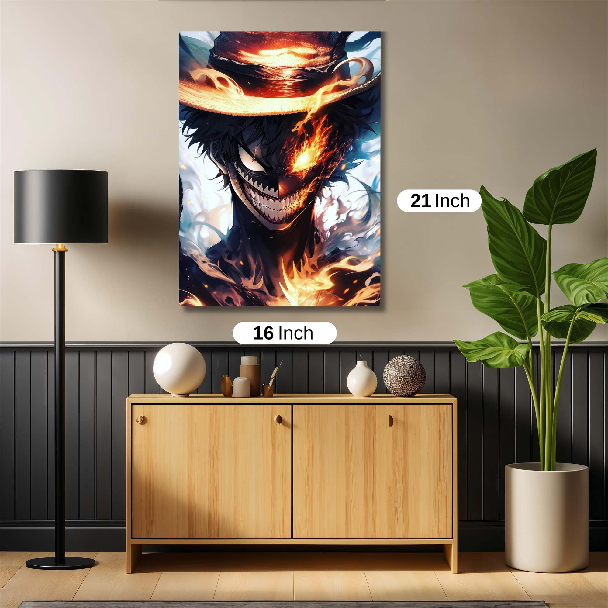 Fire Grin Safe Wall Magnetic / M