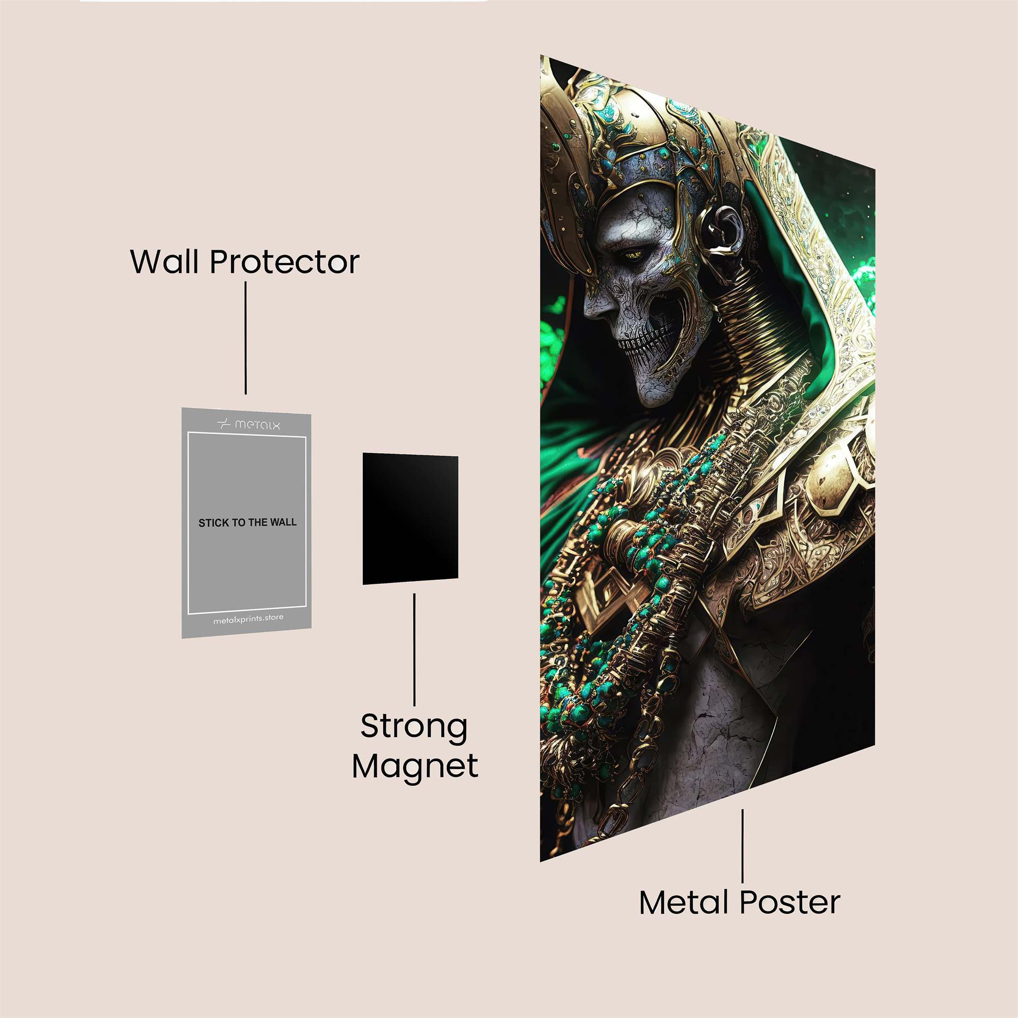 Anubis Enigmatic Safe Wall Magnetic / M