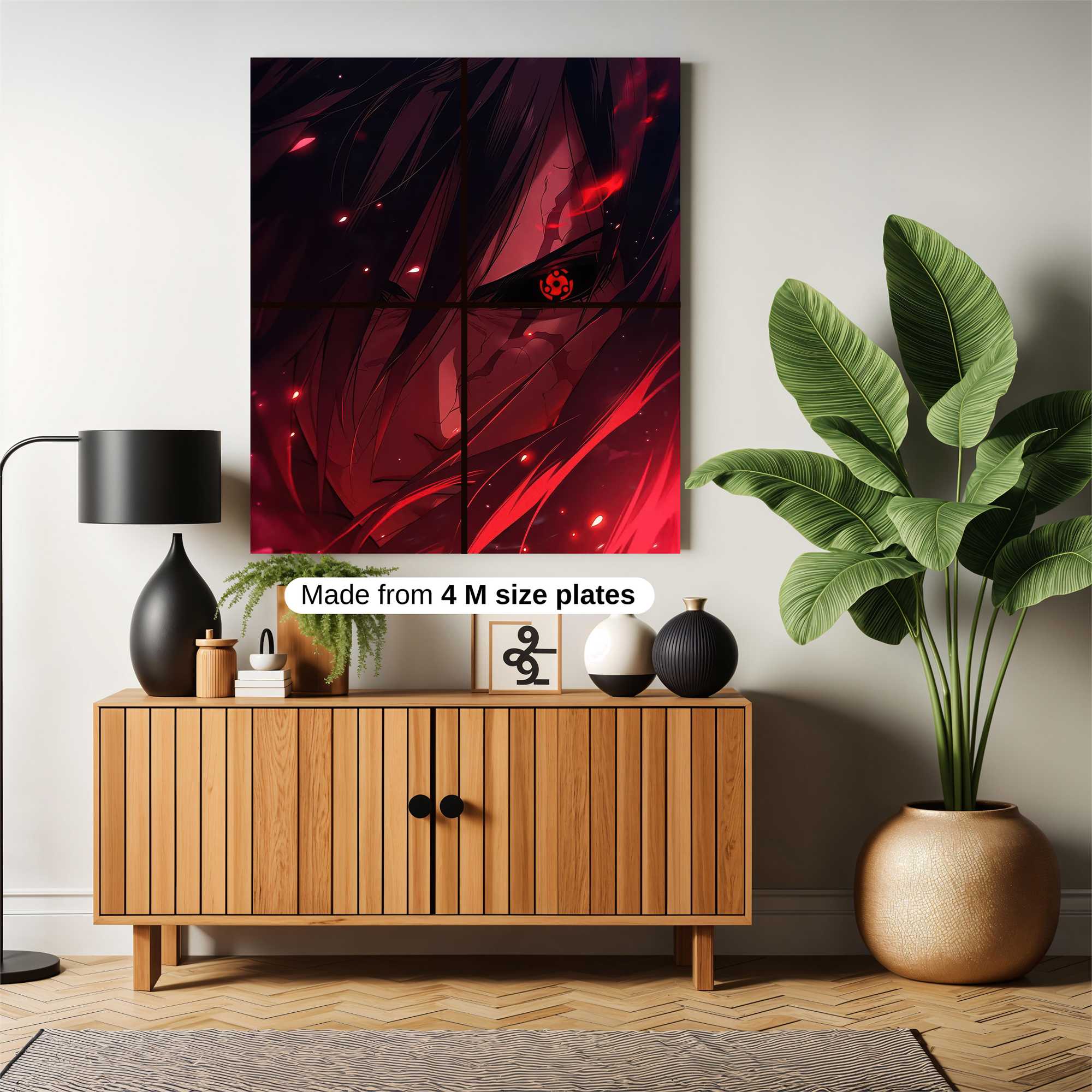 Sharingan Fury Safe Wall Magnetic / M