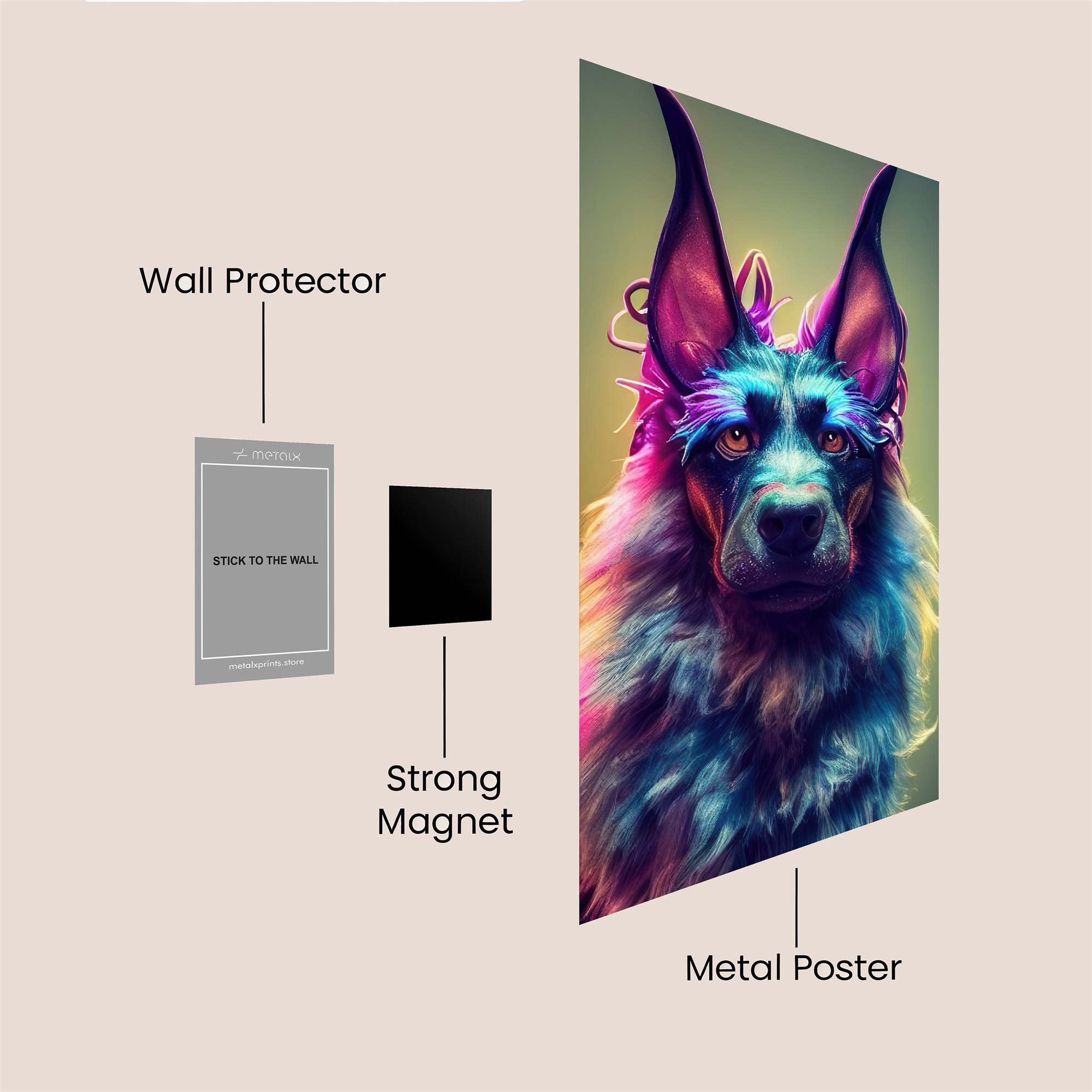 NeonGuardian Safe Wall Magnetic / M