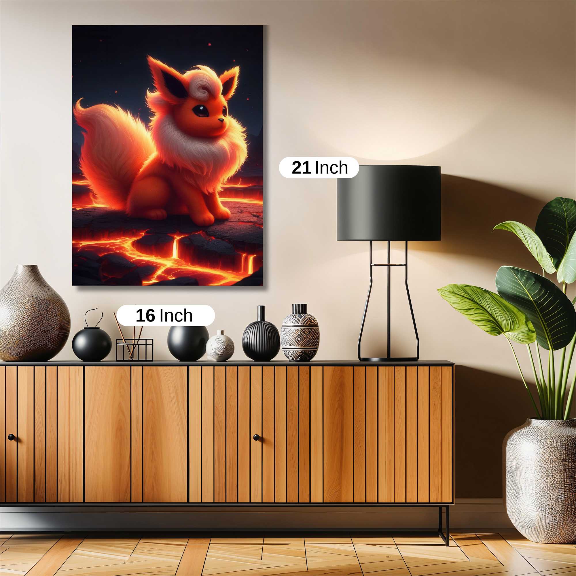 Flareon Fiery Safe Wall Magnetic / M
