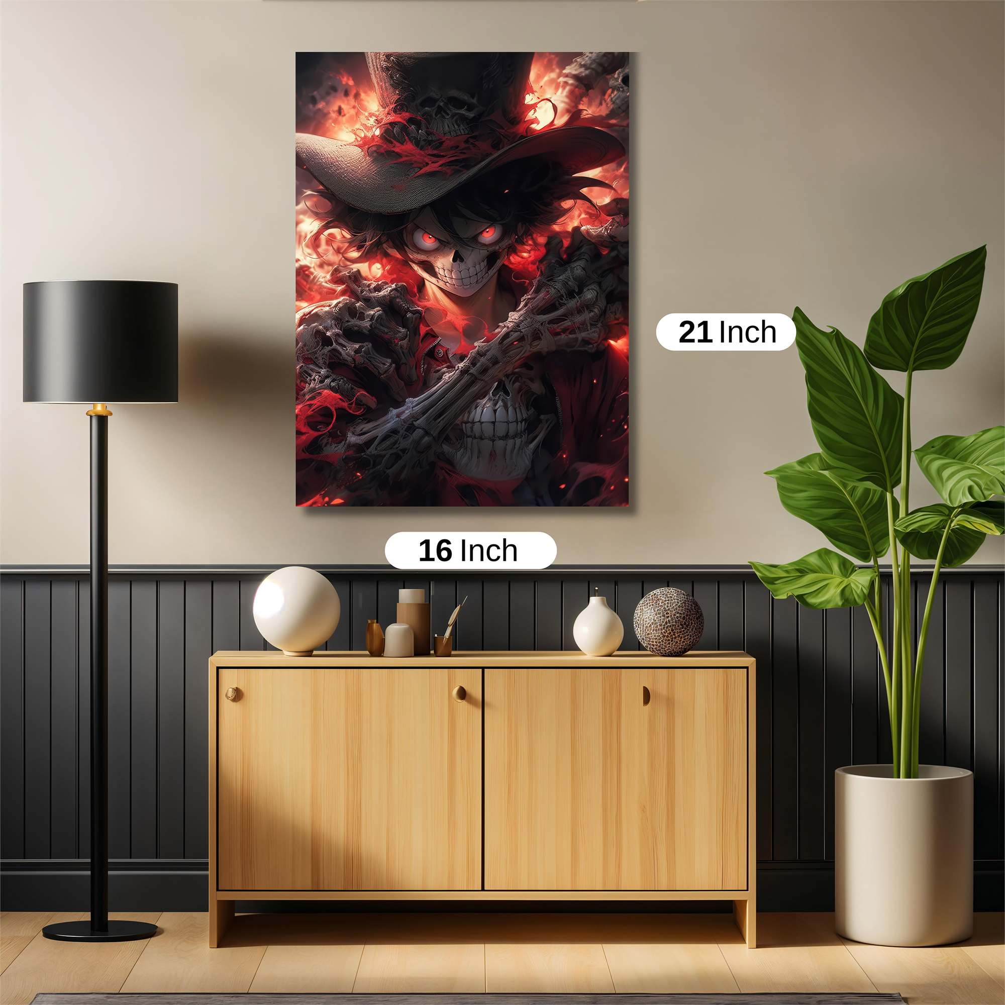 Luffy Inferno Safe Wall Magnetic / M