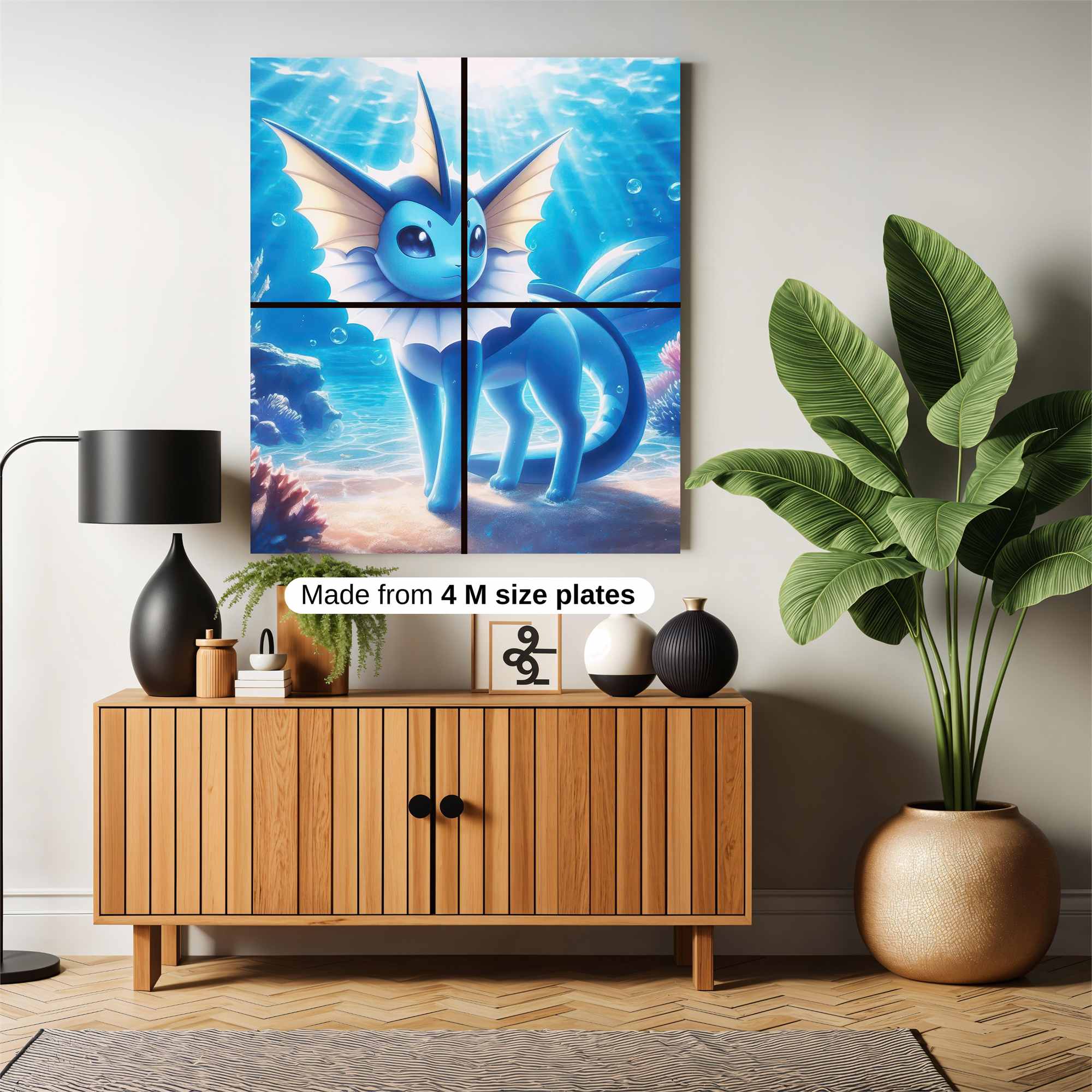 Vaporeon Serene Safe Wall Magnetic / M