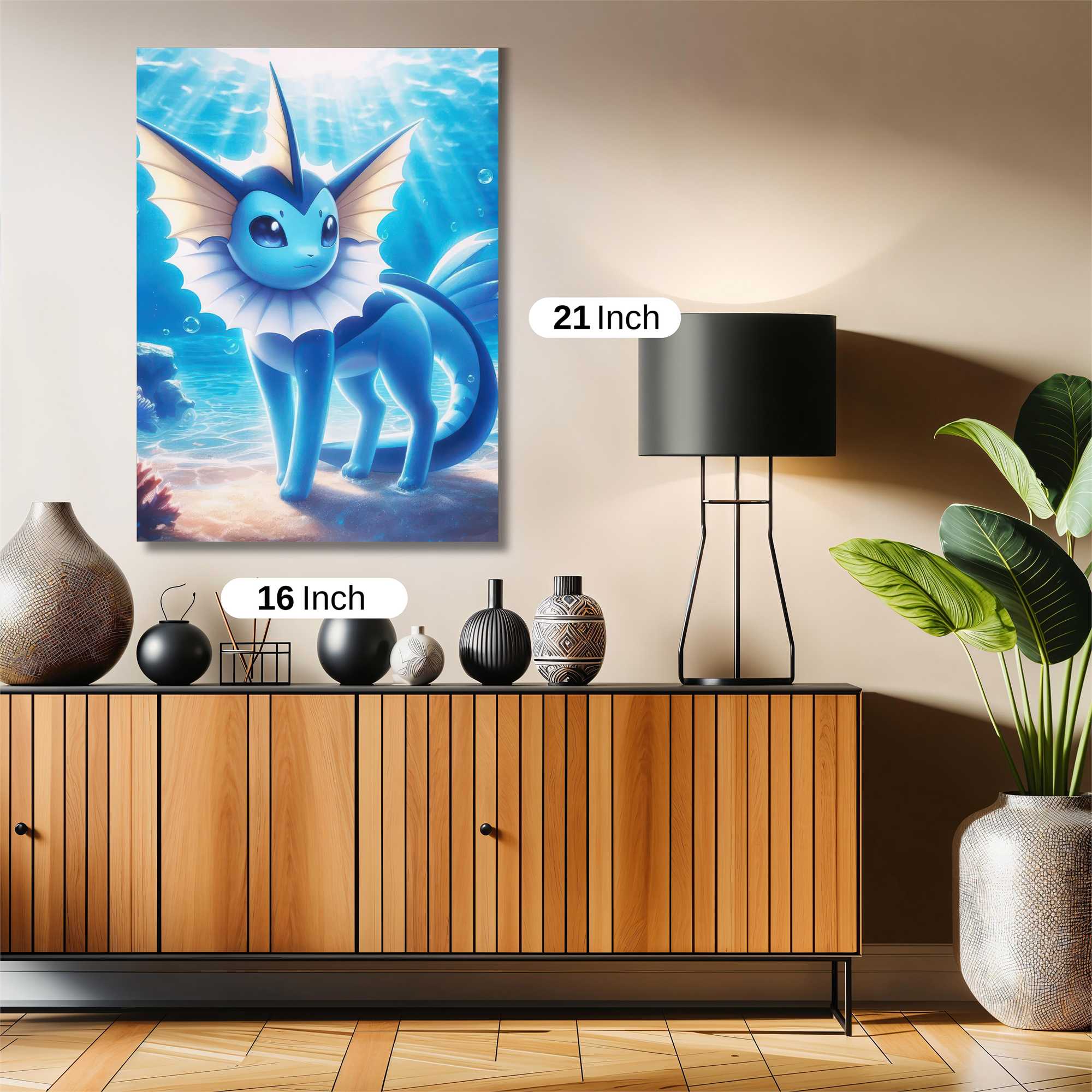 Vaporeon Serene Safe Wall Magnetic / M