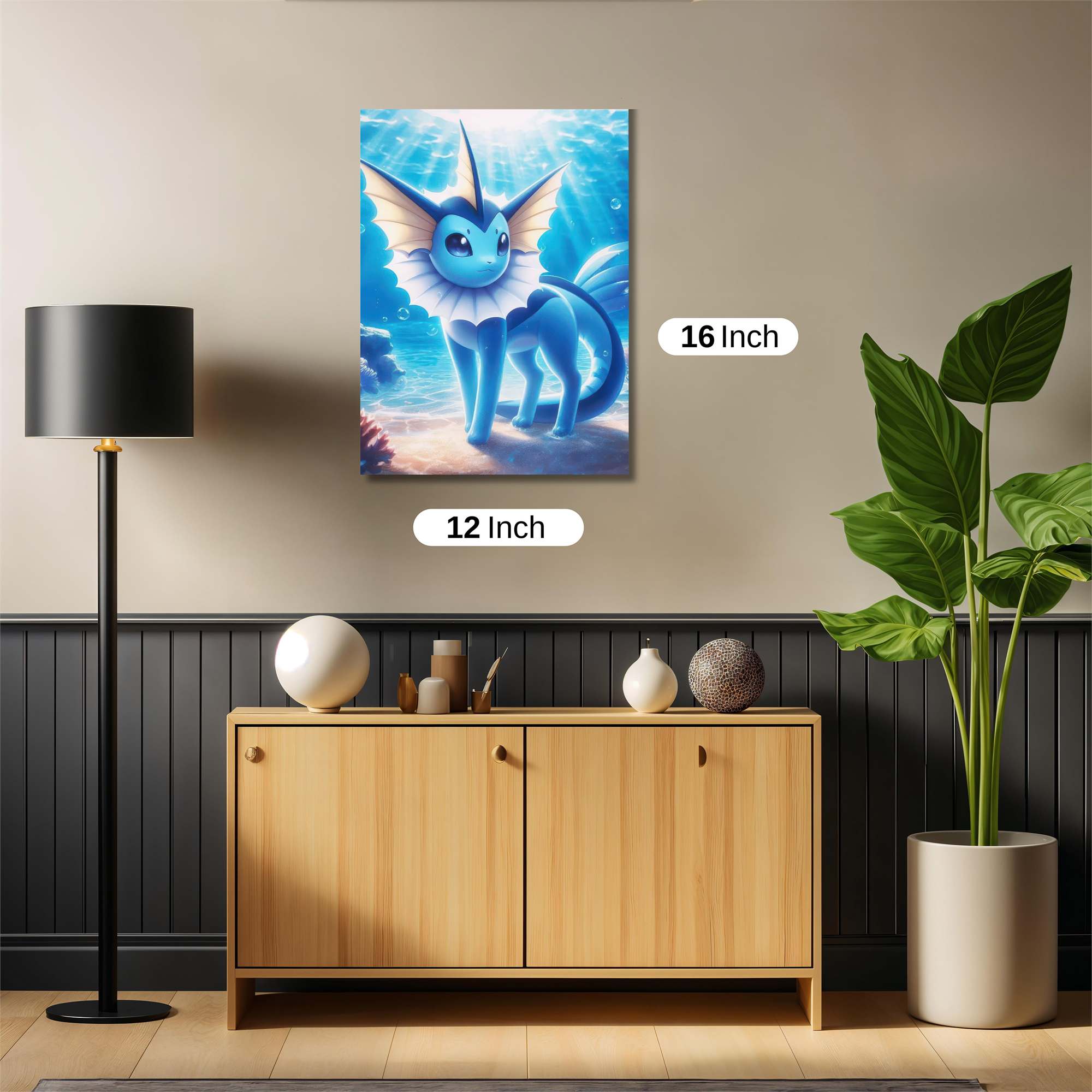 Vaporeon Serene Safe Wall Magnetic / M