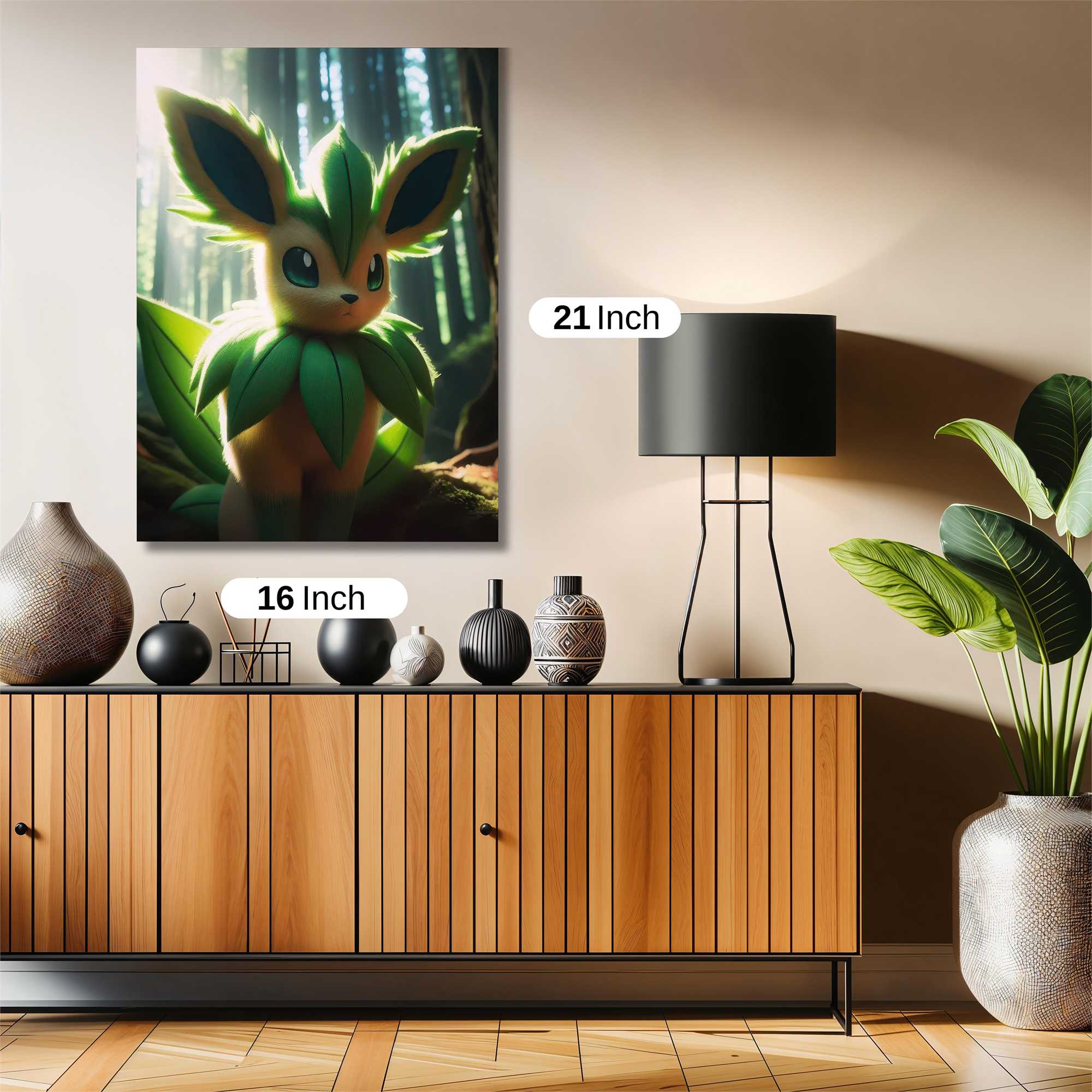 Leafeon Luminous Safe Wall Magnetic / M