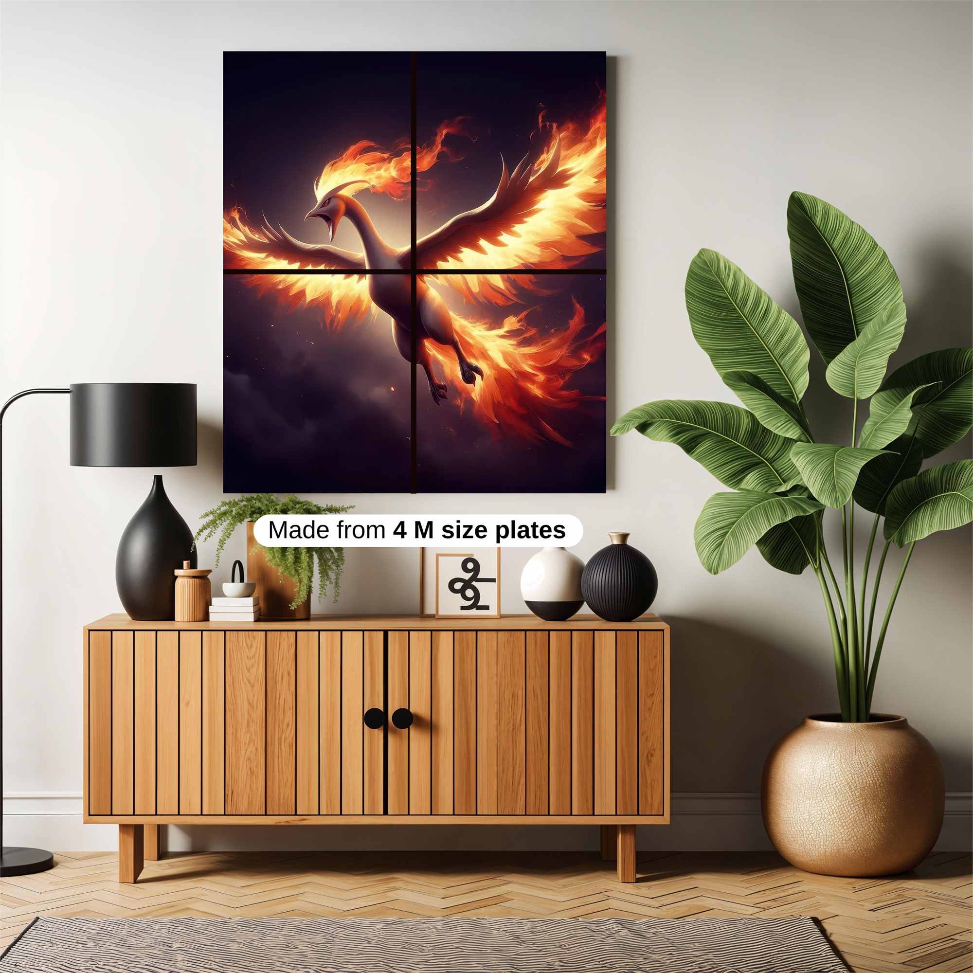 Ho-Oh Blaze Safe Wall Magnetic / M
