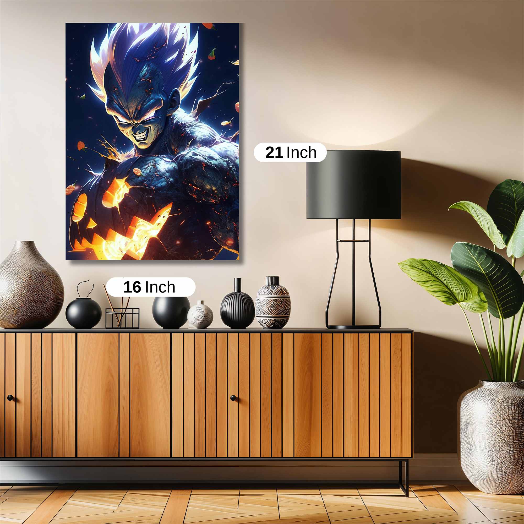Vegeta Volcanic Safe Wall Magnetic / M