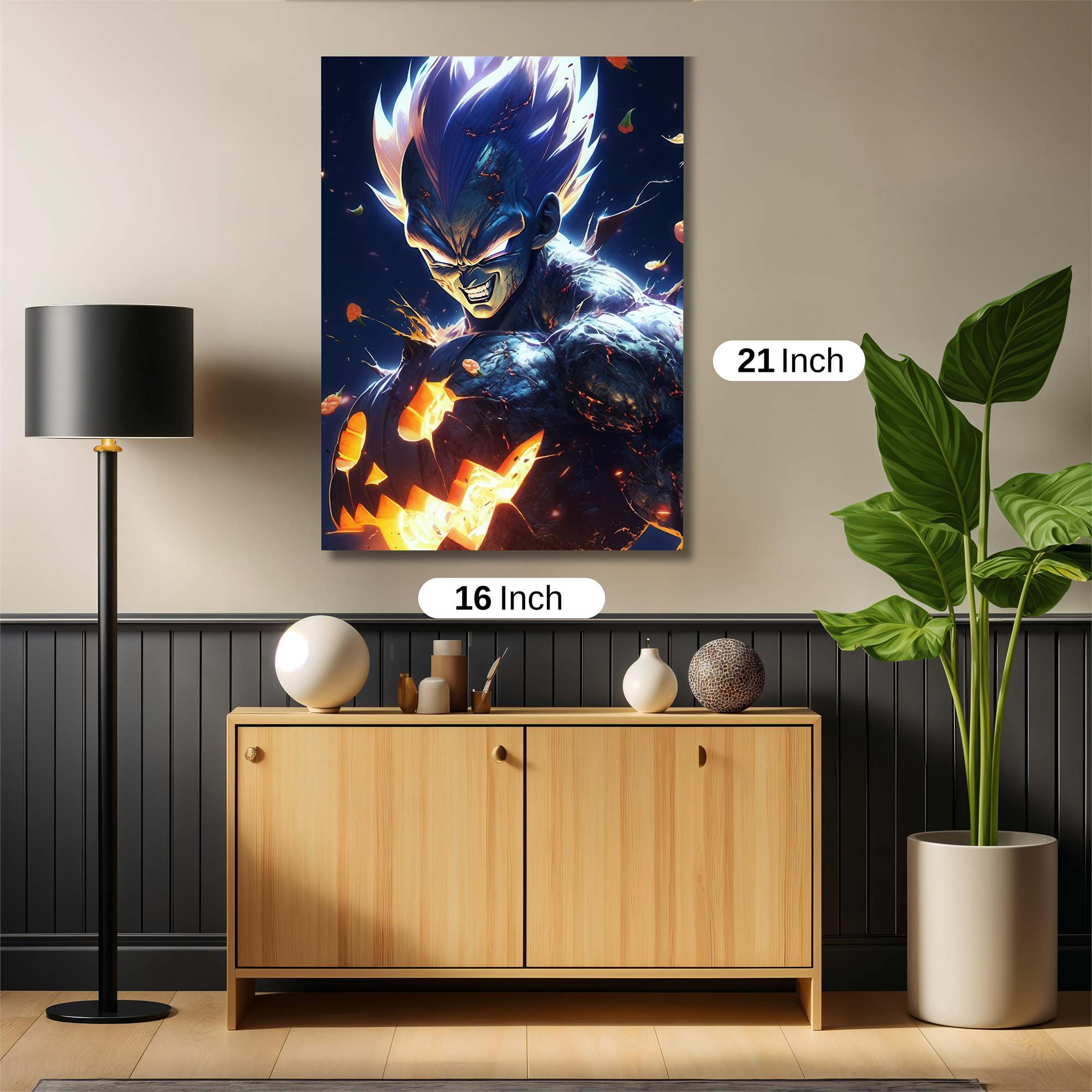 Vegeta Volcanic Safe Wall Magnetic / M