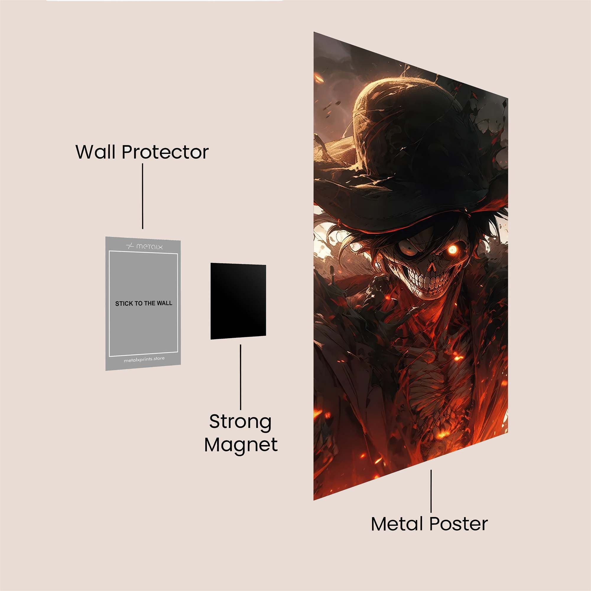 Undertaker Inferno Safe Wall Magnetic / M