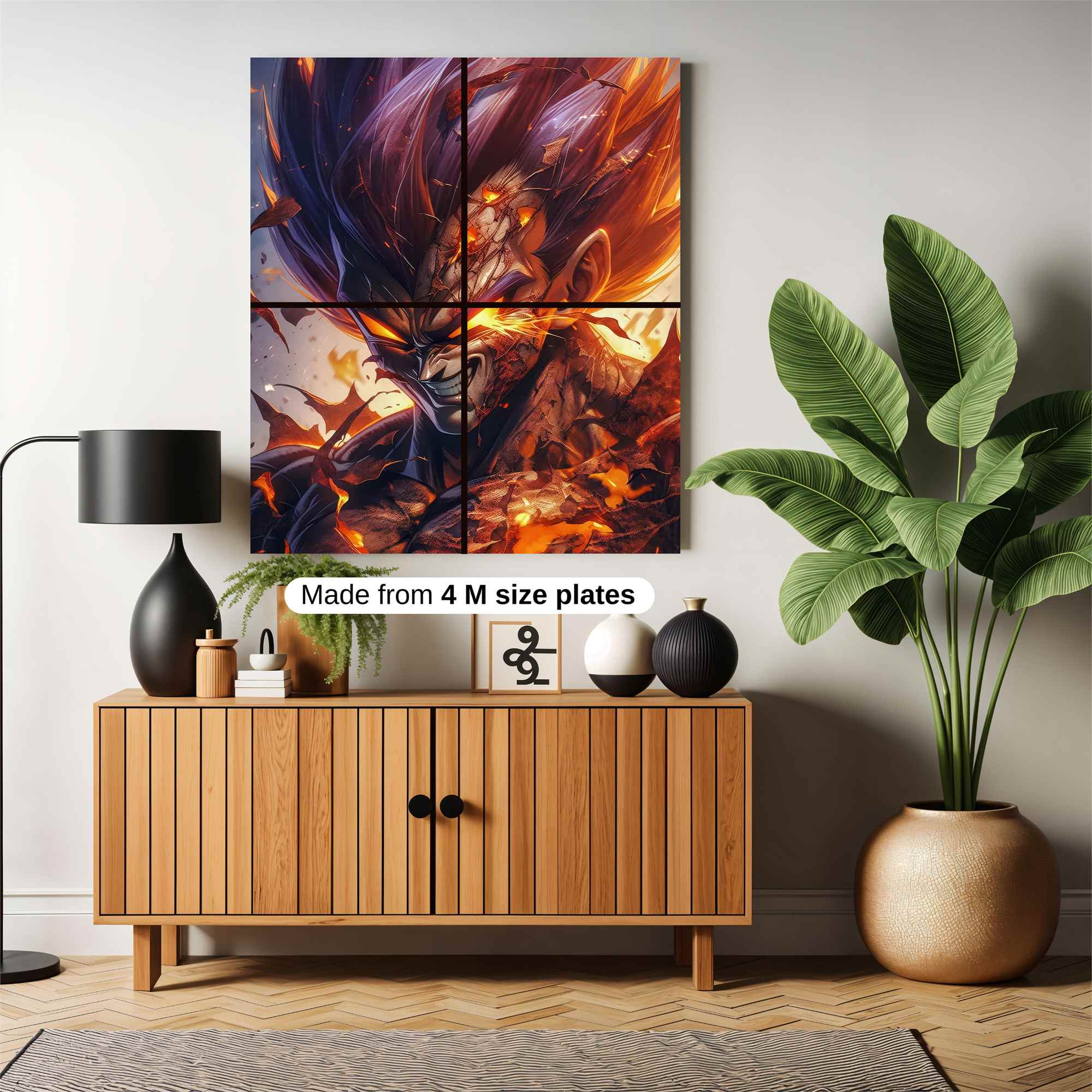 Vegeta Volcanic Safe Wall Magnetic / M