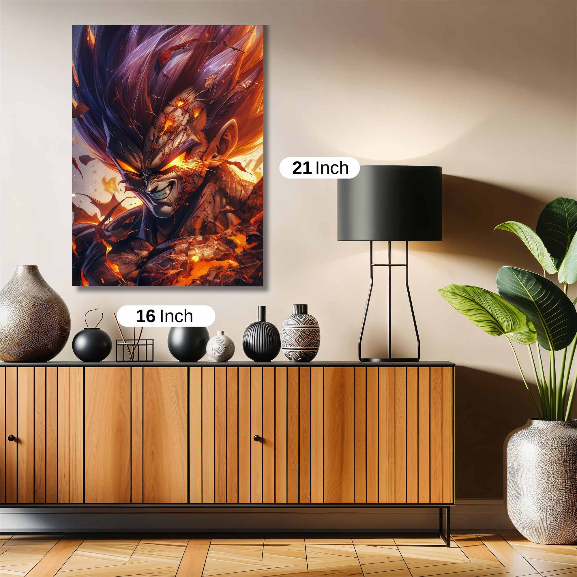 Vegeta Volcanic Safe Wall Magnetic / M