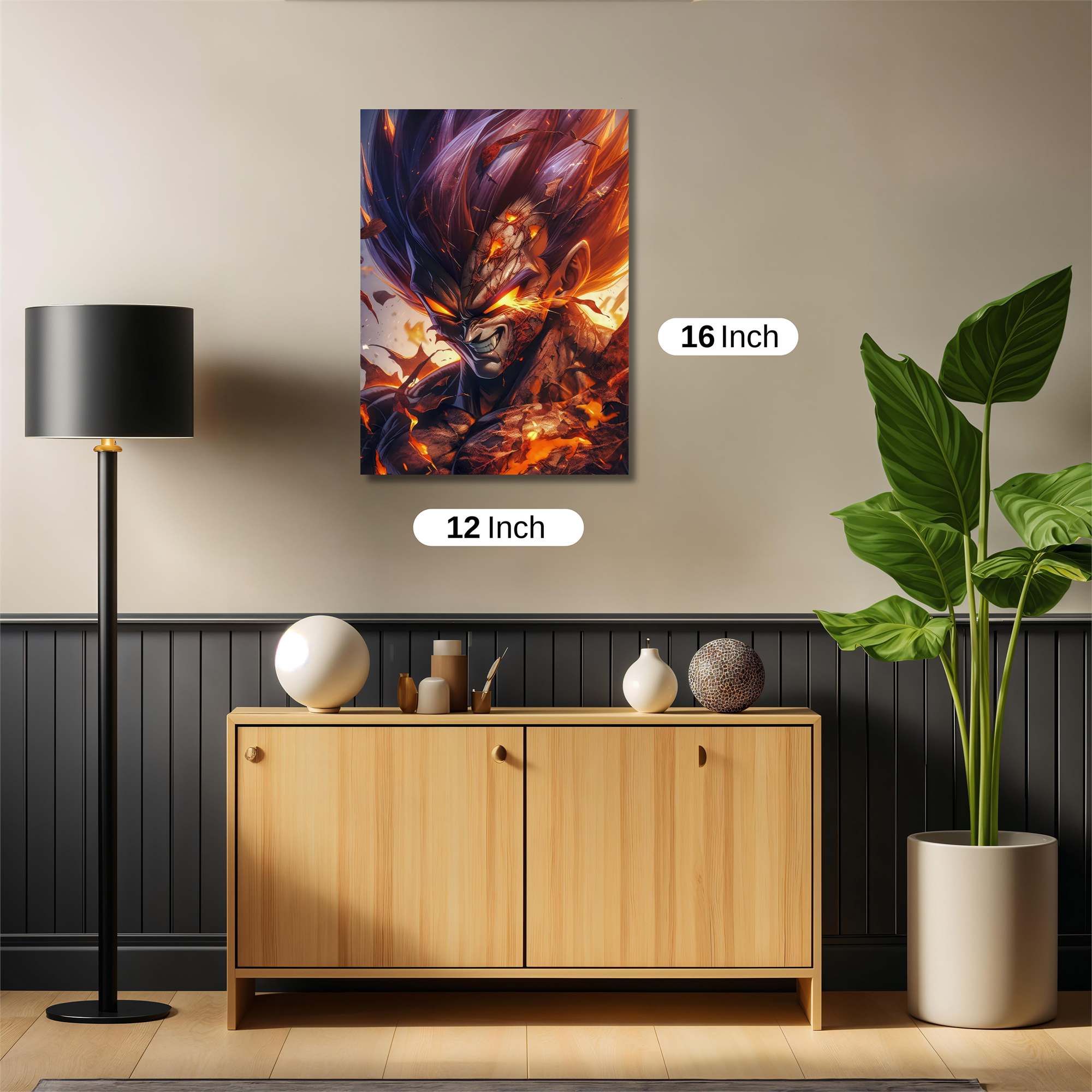 Vegeta Volcanic Safe Wall Magnetic / M
