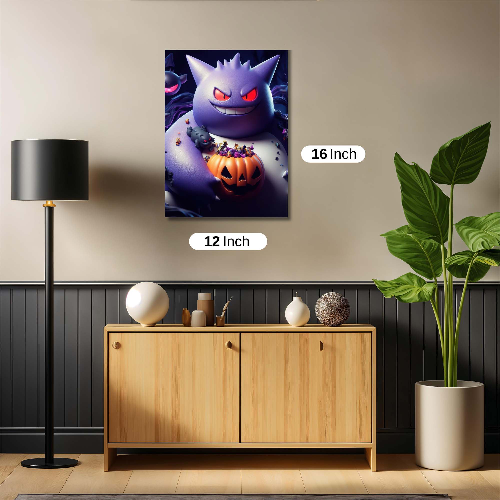 Gengar Ghoul Safe Wall Magnetic / M