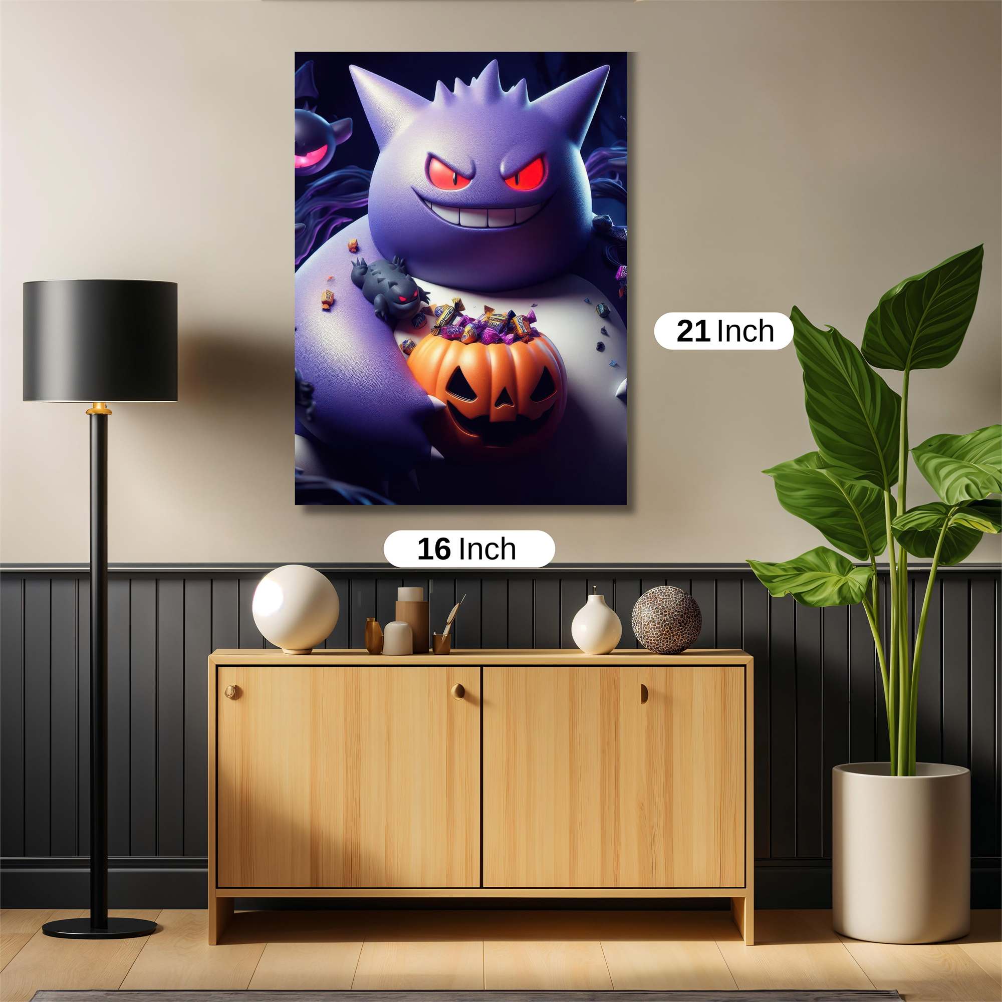 Gengar Ghoul Safe Wall Magnetic / M
