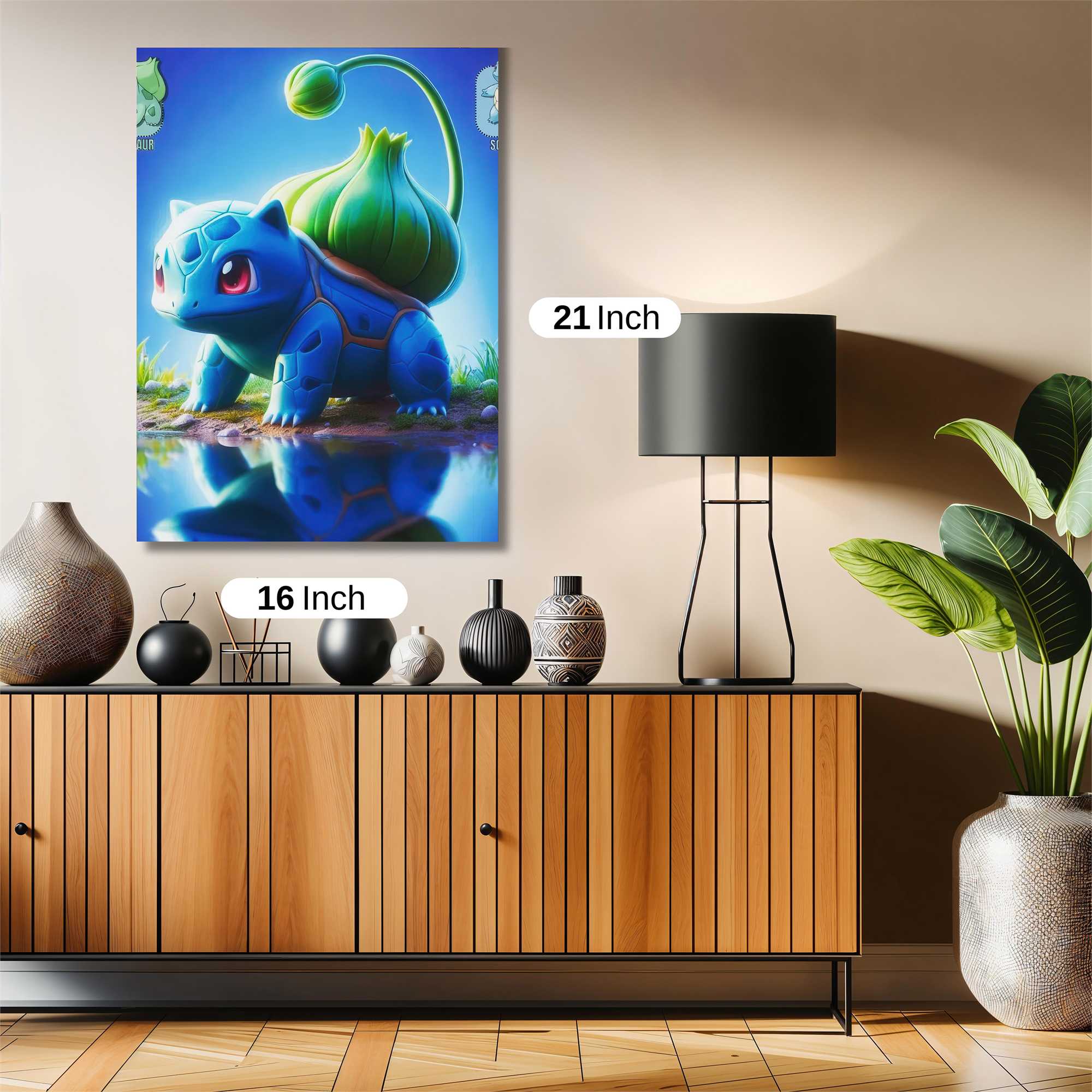 Blustery Bulbasaur Safe Wall Magnetic / M