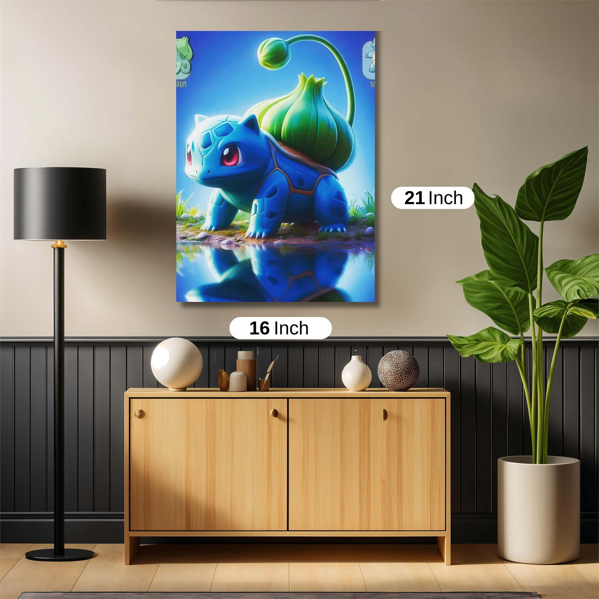 Blustery Bulbasaur Safe Wall Magnetic / M